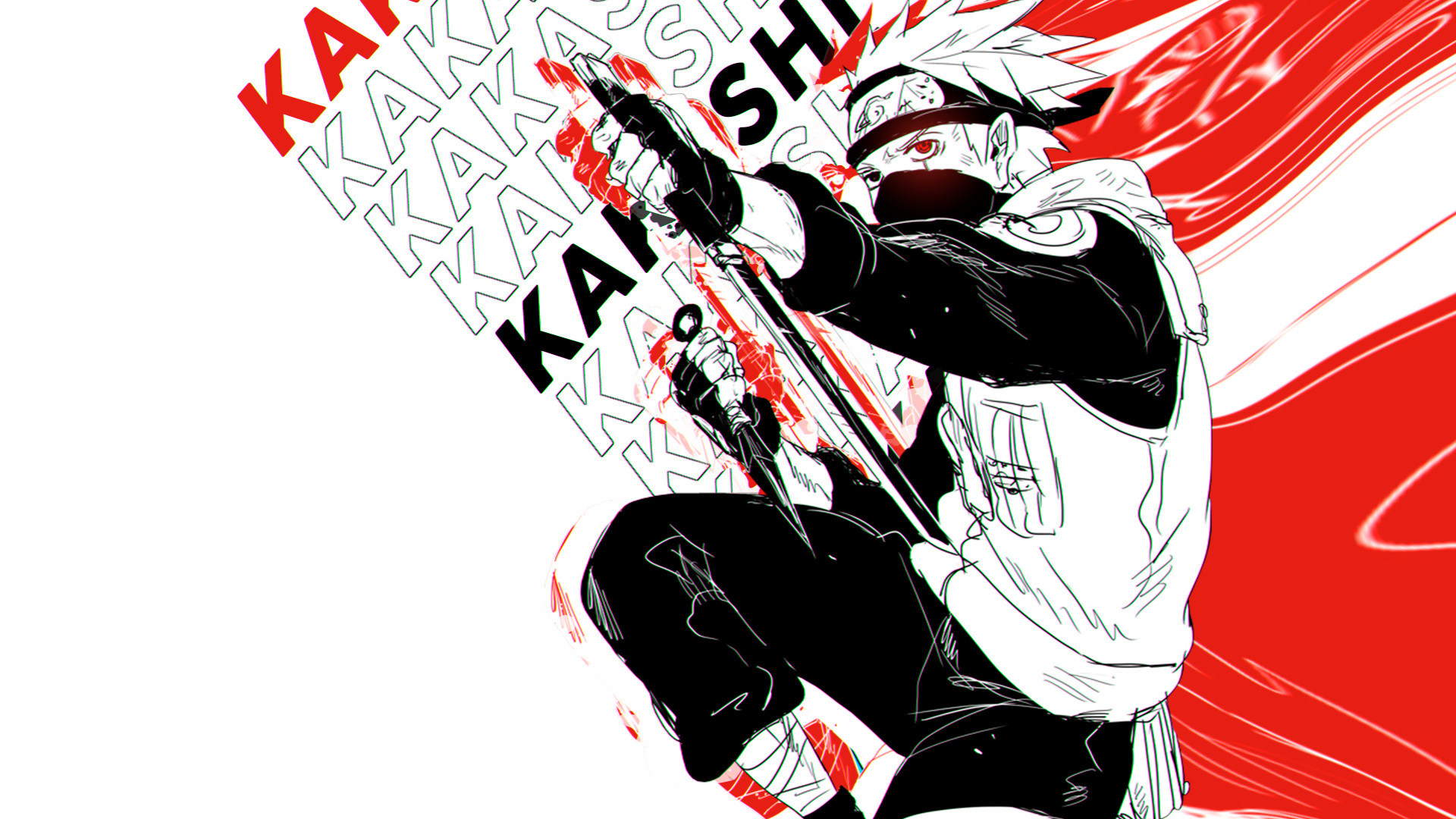 Hatake Kakashi Naruto Anime Hokage Ninja 1920x1080