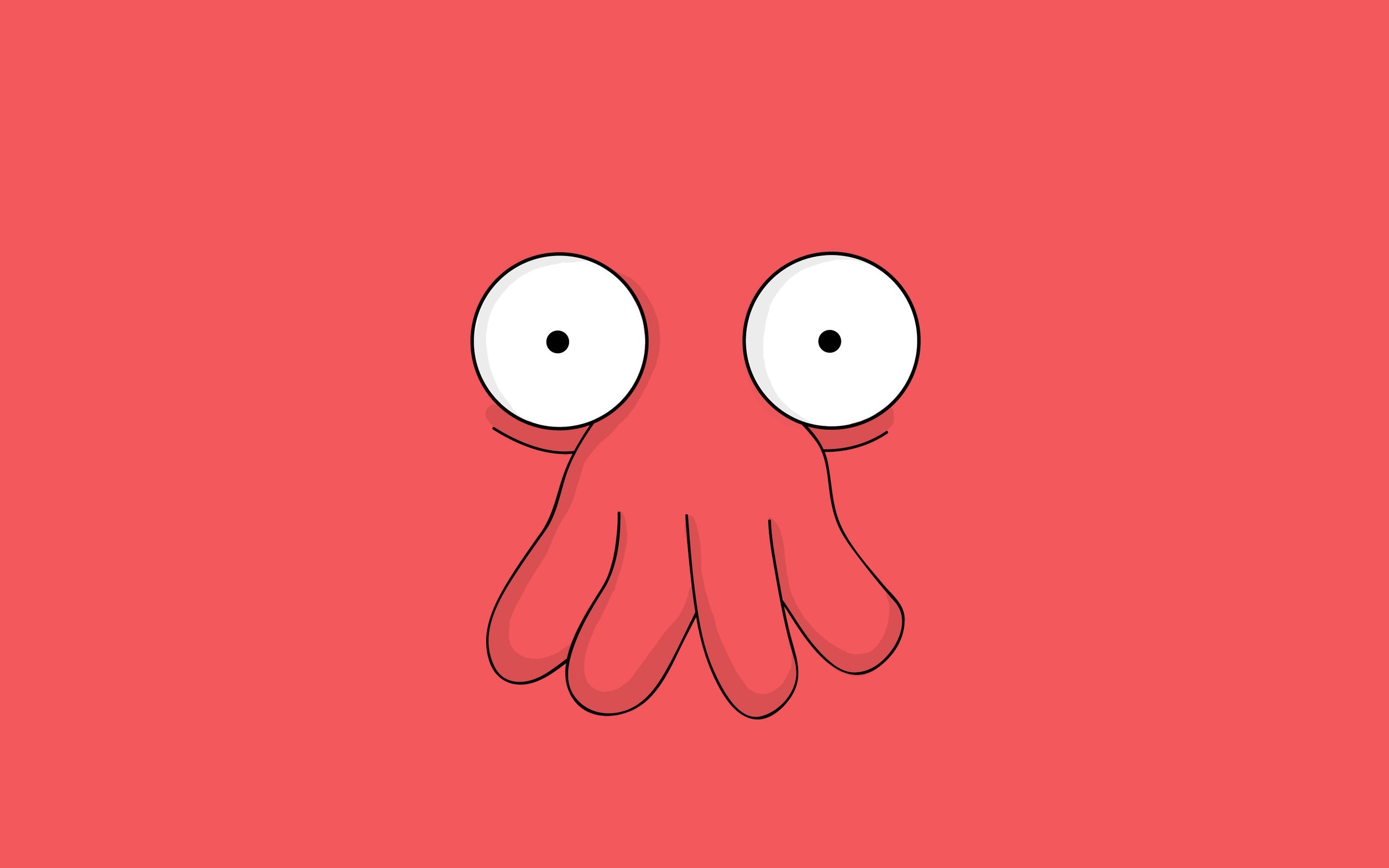 Zoidberg Futurama Minimalism 2560x1600