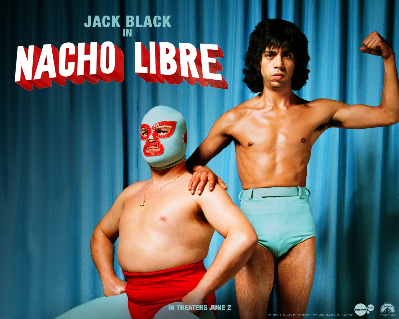 Film Posters Lucha Libre Jack Black 1280x1024