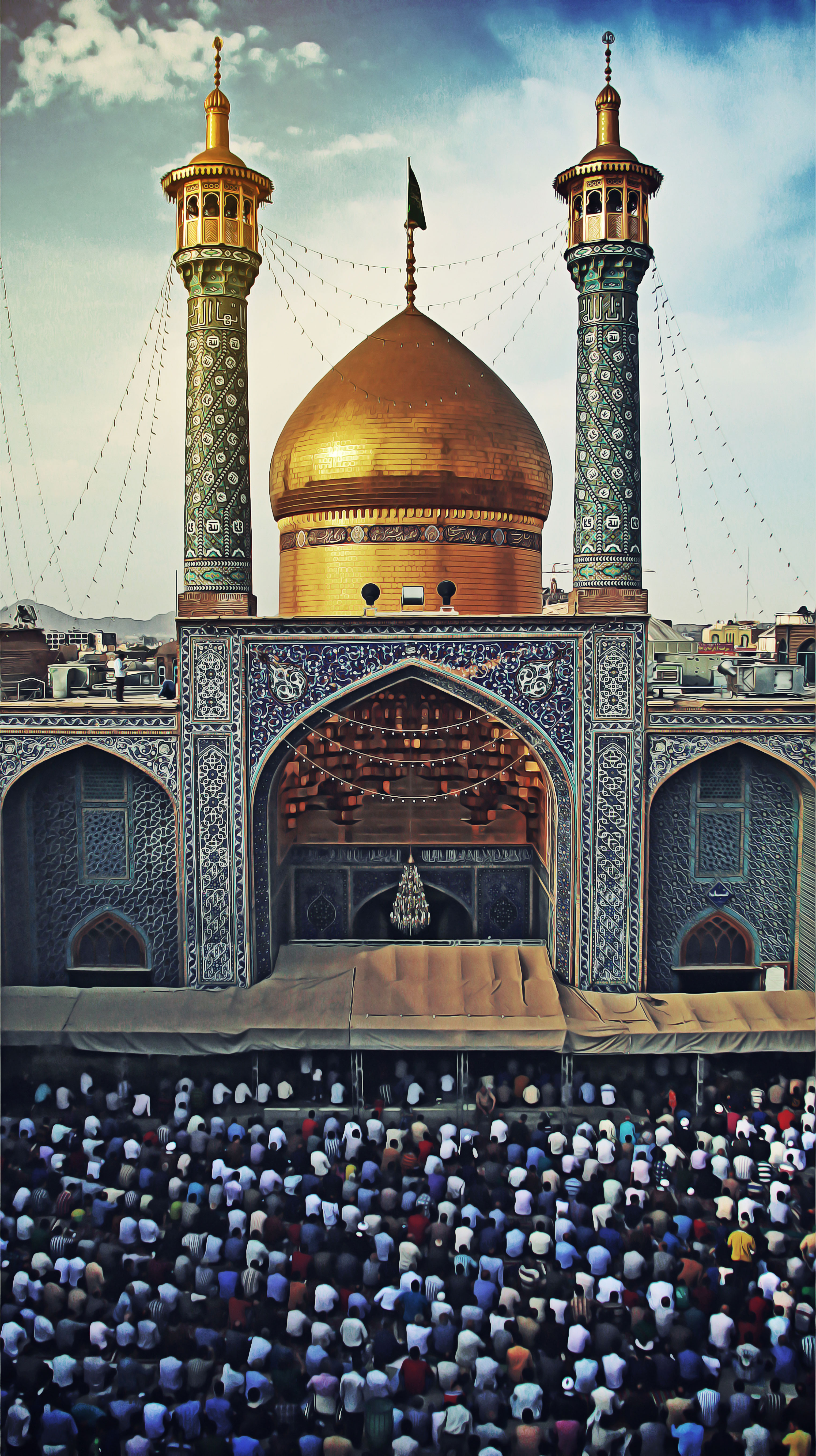 Iran Islamic Architecture Mosque 3048x5440