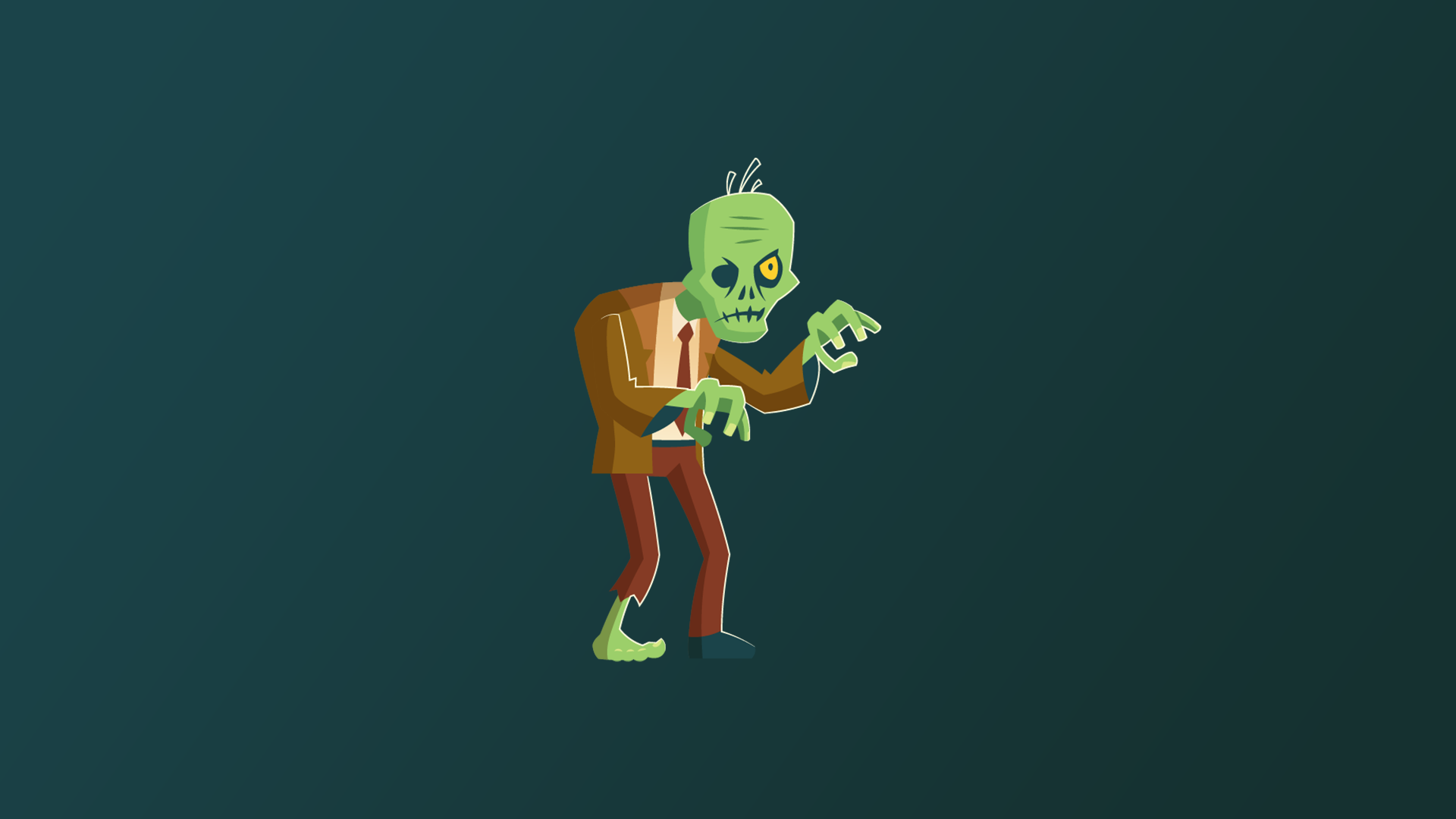 Digital Monster Of Frankenstein Simple Background Creature 1920x1080