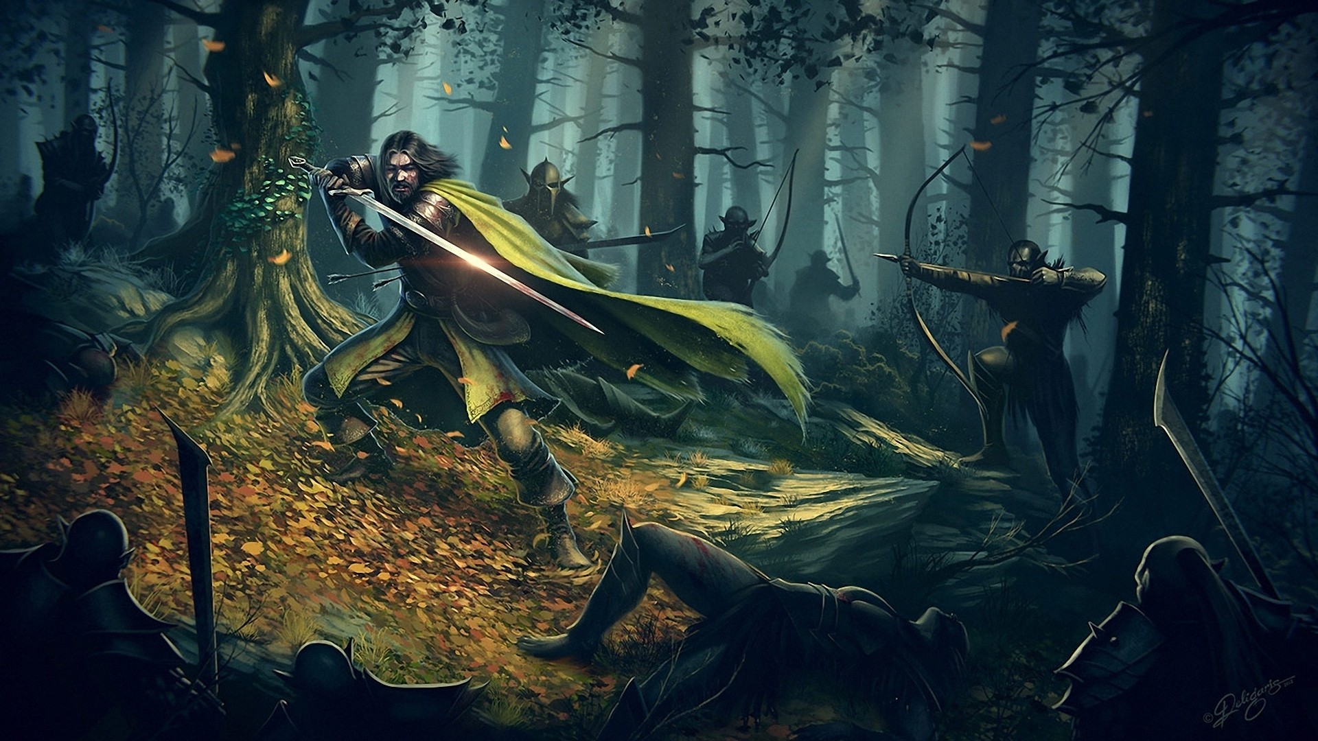 The Lord Of The Rings Boromir Artwork 1920x1080