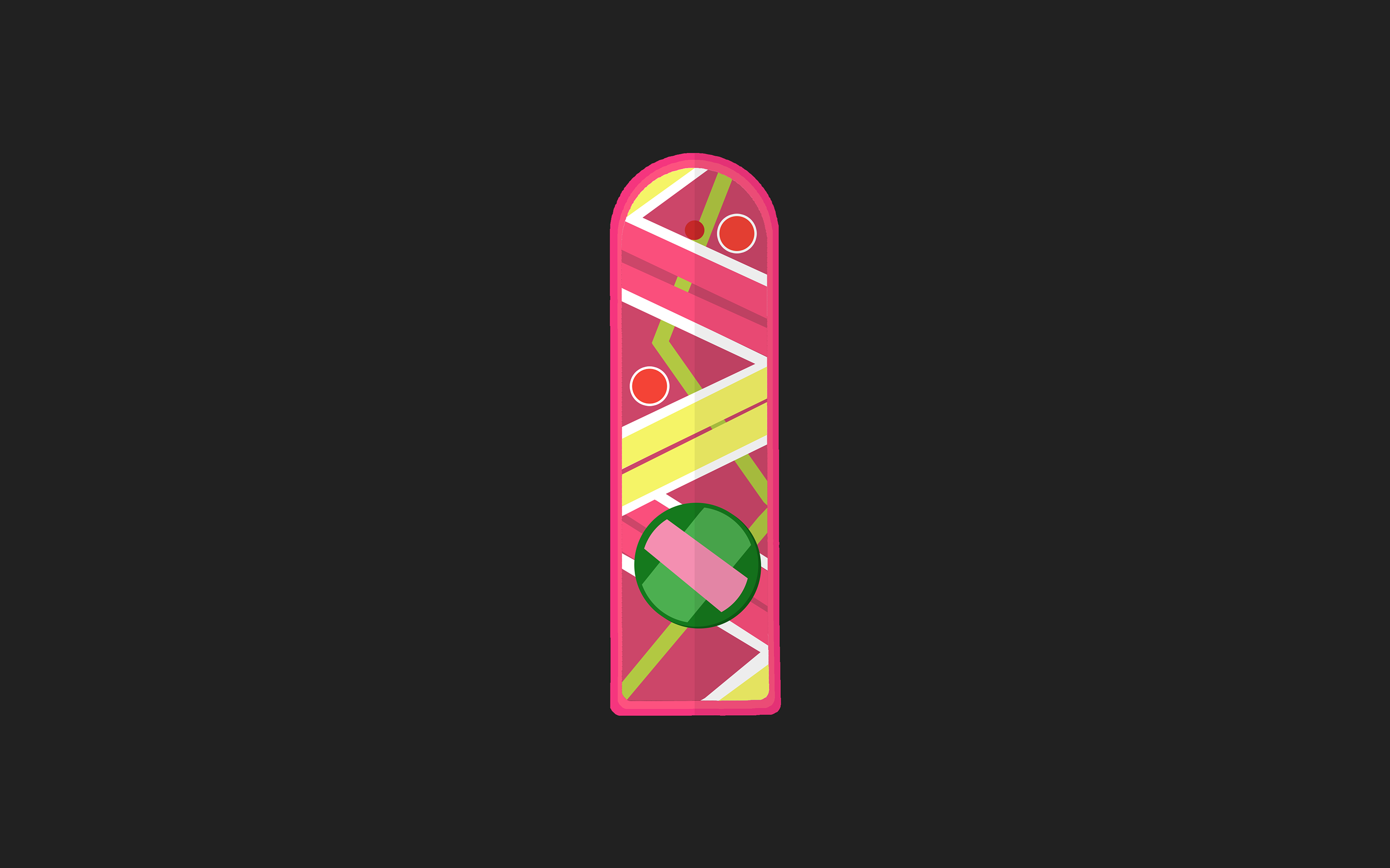 Hoverboard Minimalism Artwork 2880x1800