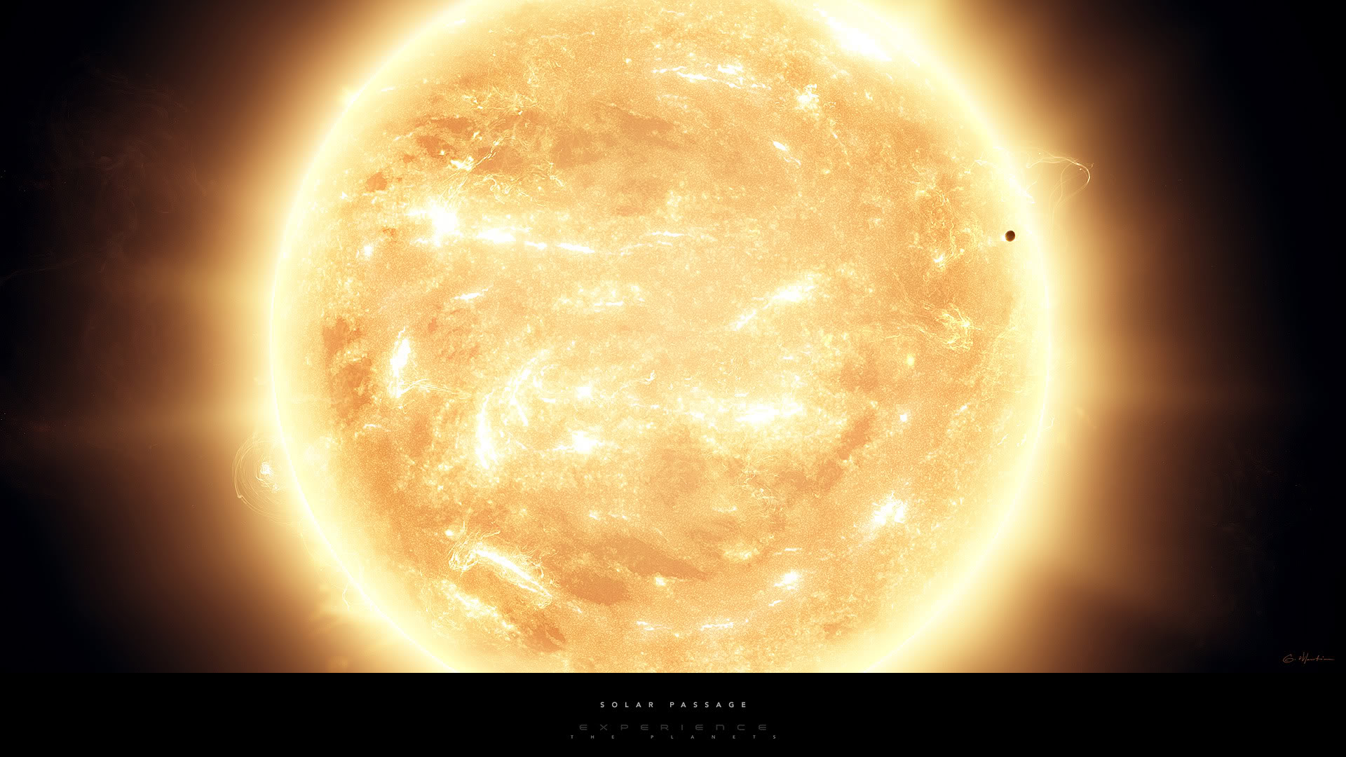 Sun Solar System Universe 1920x1080
