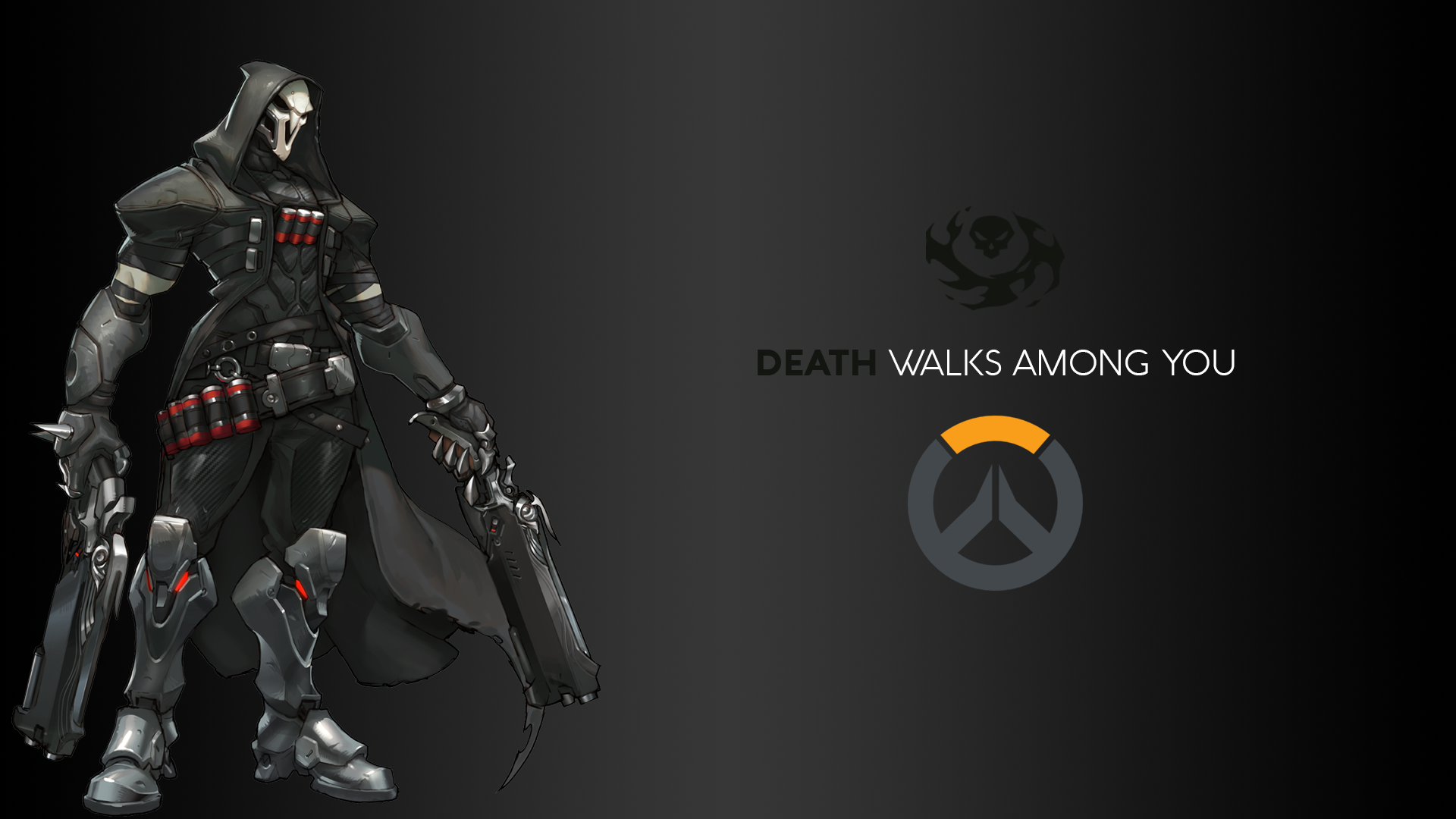 Blizzard Entertainment Overwatch Video Games Logo DXHHH101 Author Reaper Overwatch 1920x1080