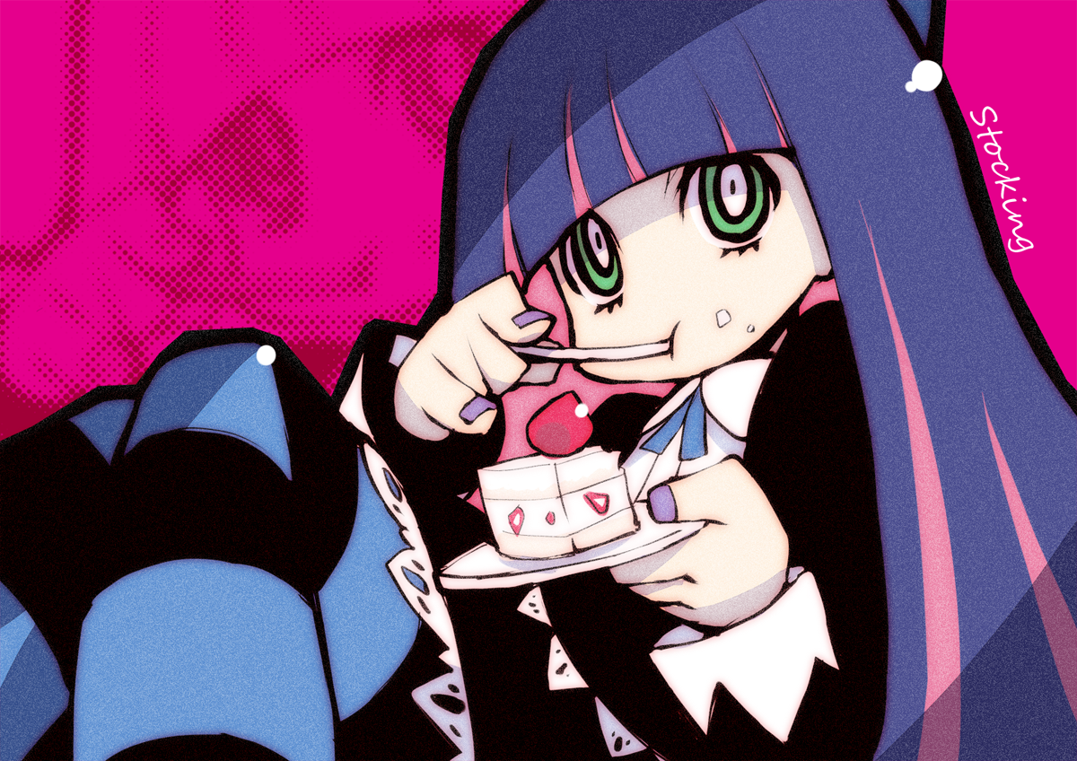 Panty And Stocking With Garterbelt Anarchy Stocking Gothic Lolita Anime Girls Cake 1200x848