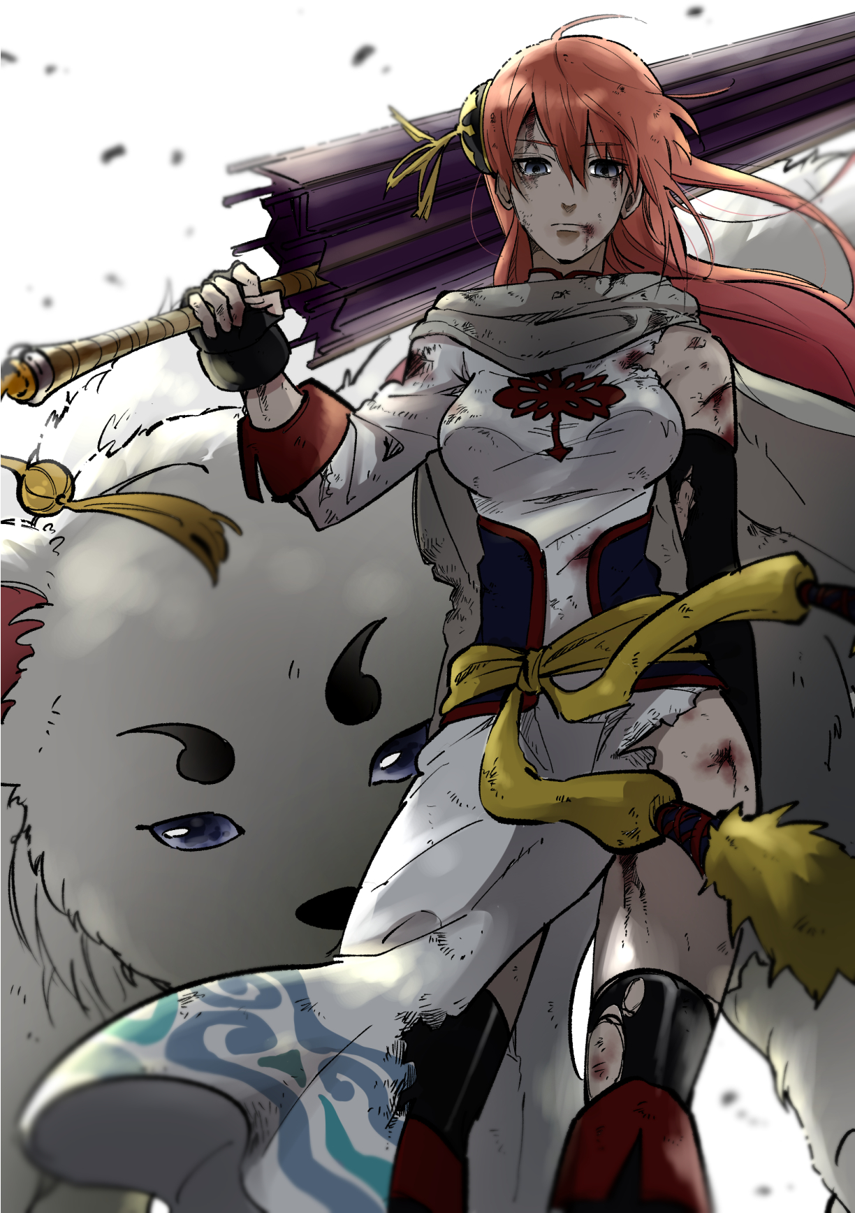 Gintama Anime Girls Kagura Gintama Sadaharu 1224x1736