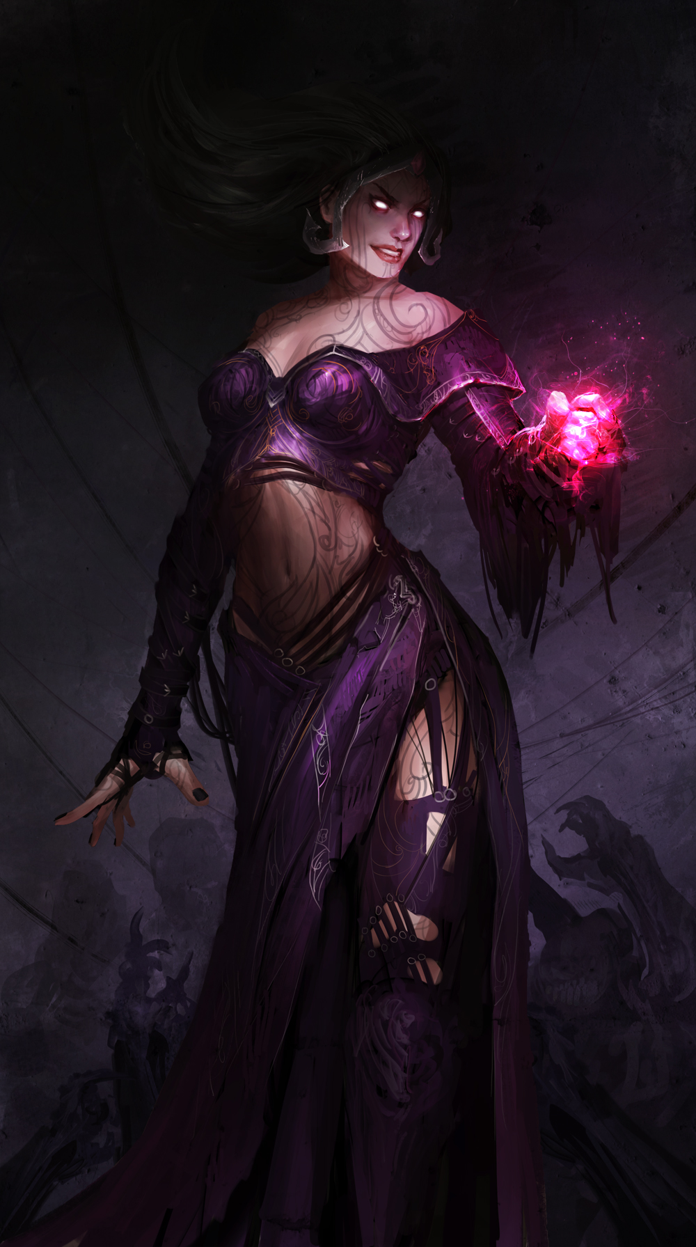 Magic The Gathering Gamer Liliana Vess 1000x1791