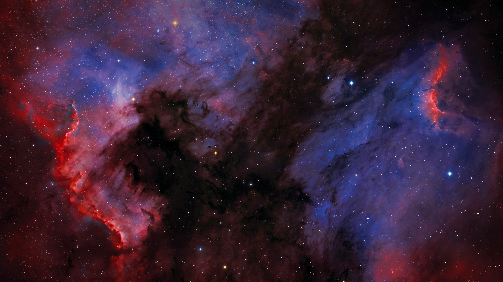 Nature Stars Galaxy Space Nebula Constellations Cygnus Constellation Pelican Nebula 1920x1080
