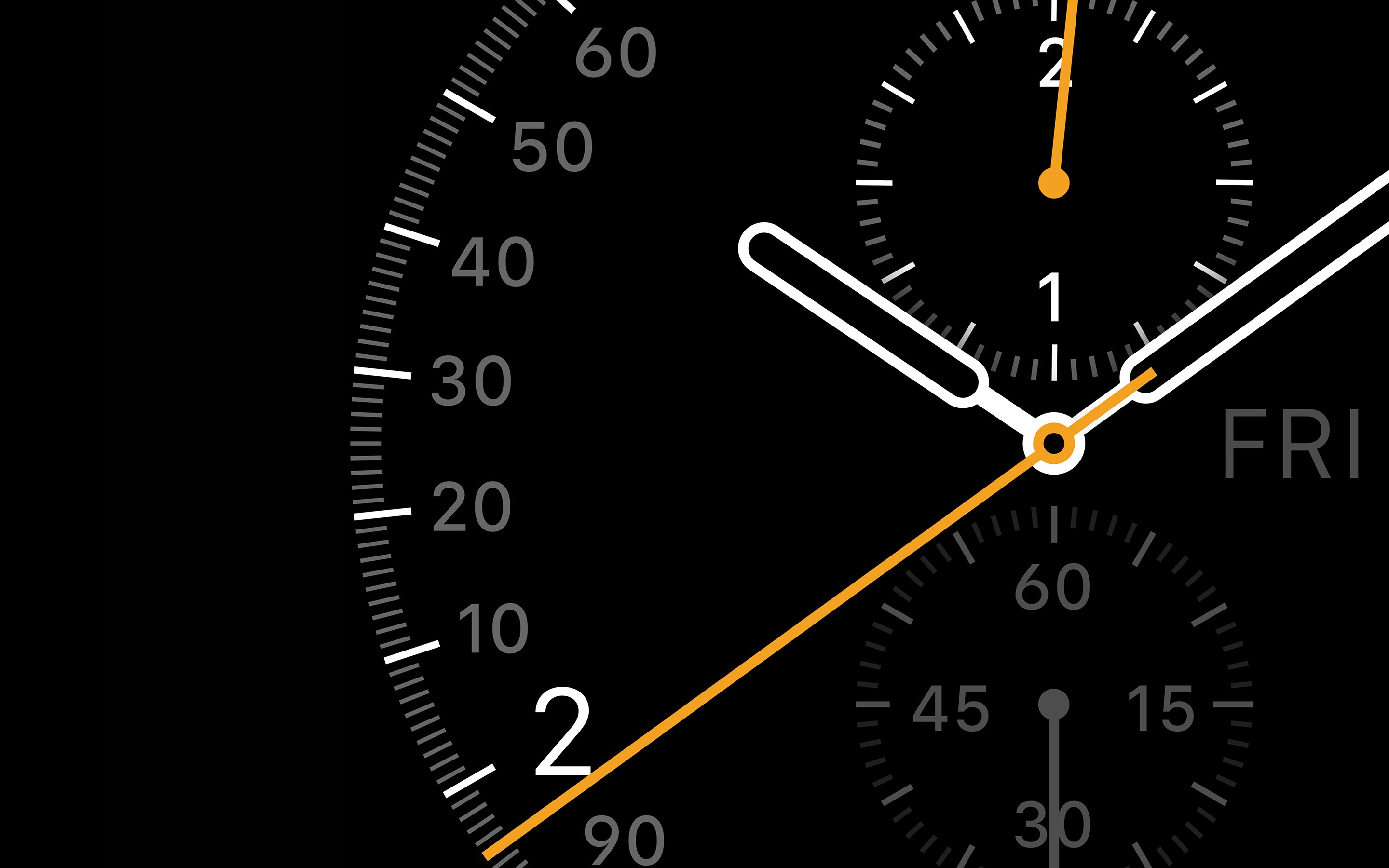 Apple Inc Apple Watch Clocks Minimalism 2880x1800