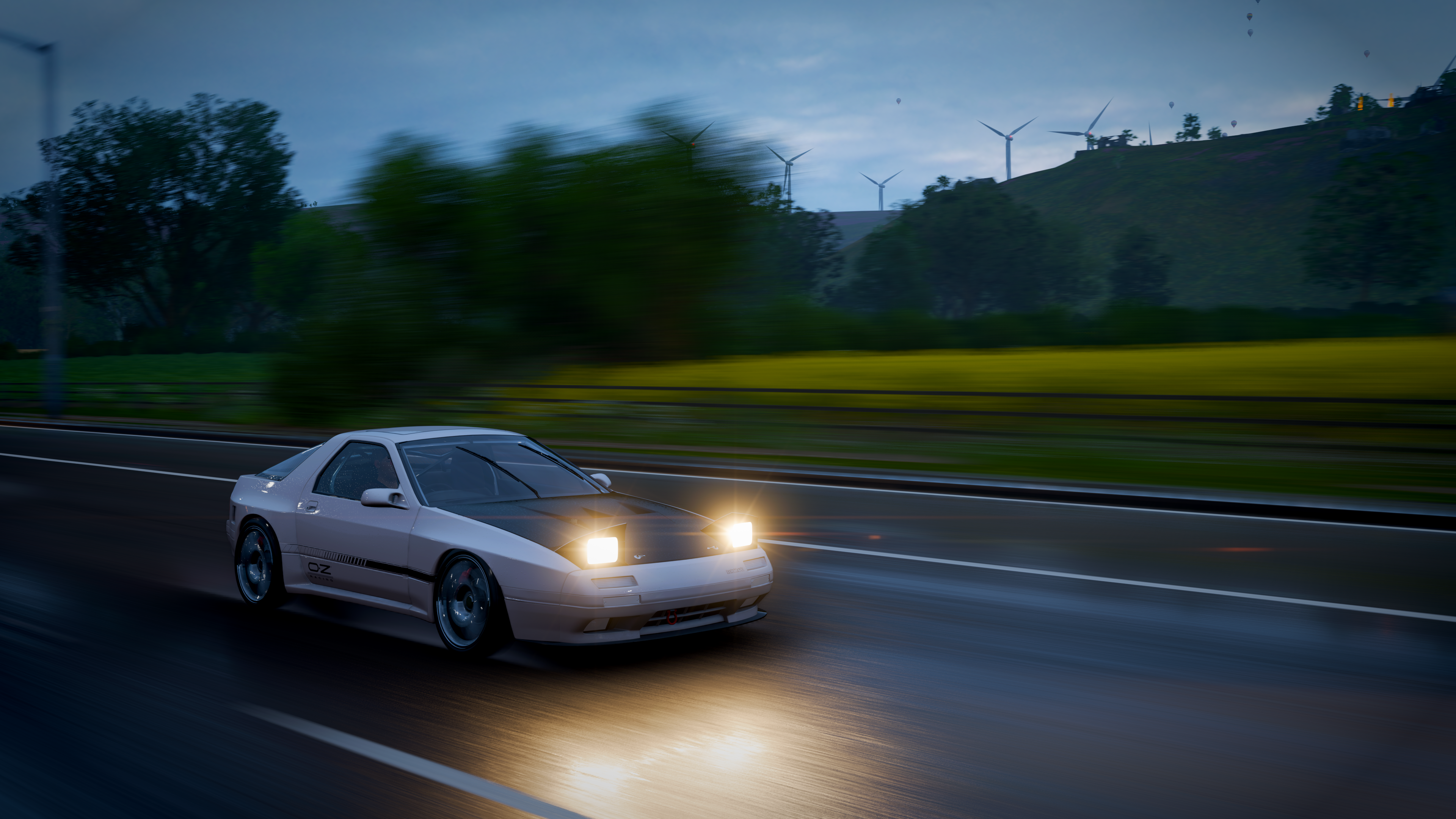 Car Forza Horizon 4 Forza Vehicle RX 7 Savanna 3840x2160