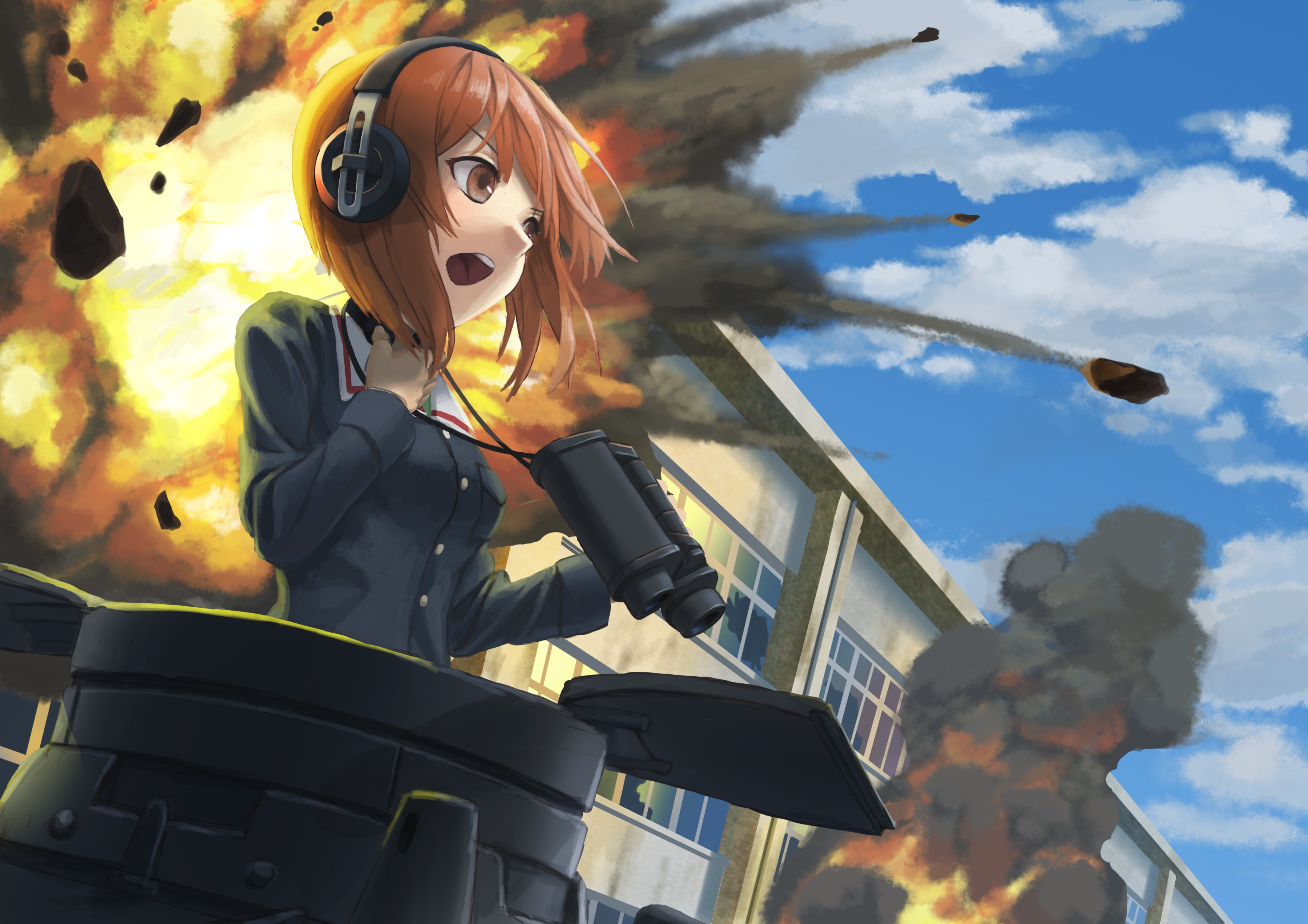 Anime Anime Girls Nishizumi Miho Girls Und Panzer 3508x2480