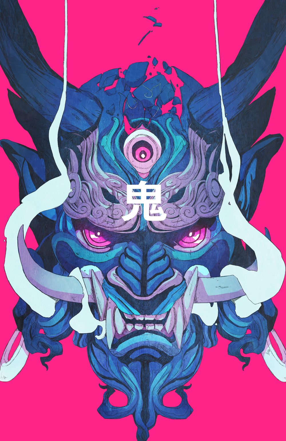 Mask Demon Samurai Chun Lo Vertical 1000x1544