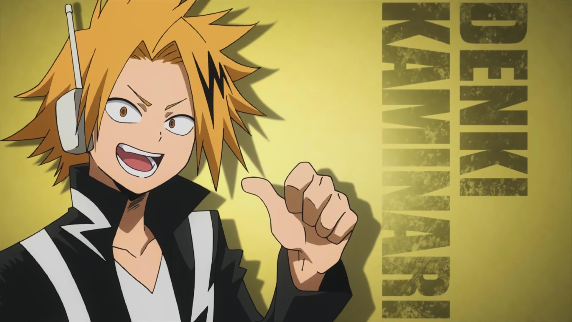 Boku No Hero Academia Anime Anime Boys Kaminari Denki 1920x1080