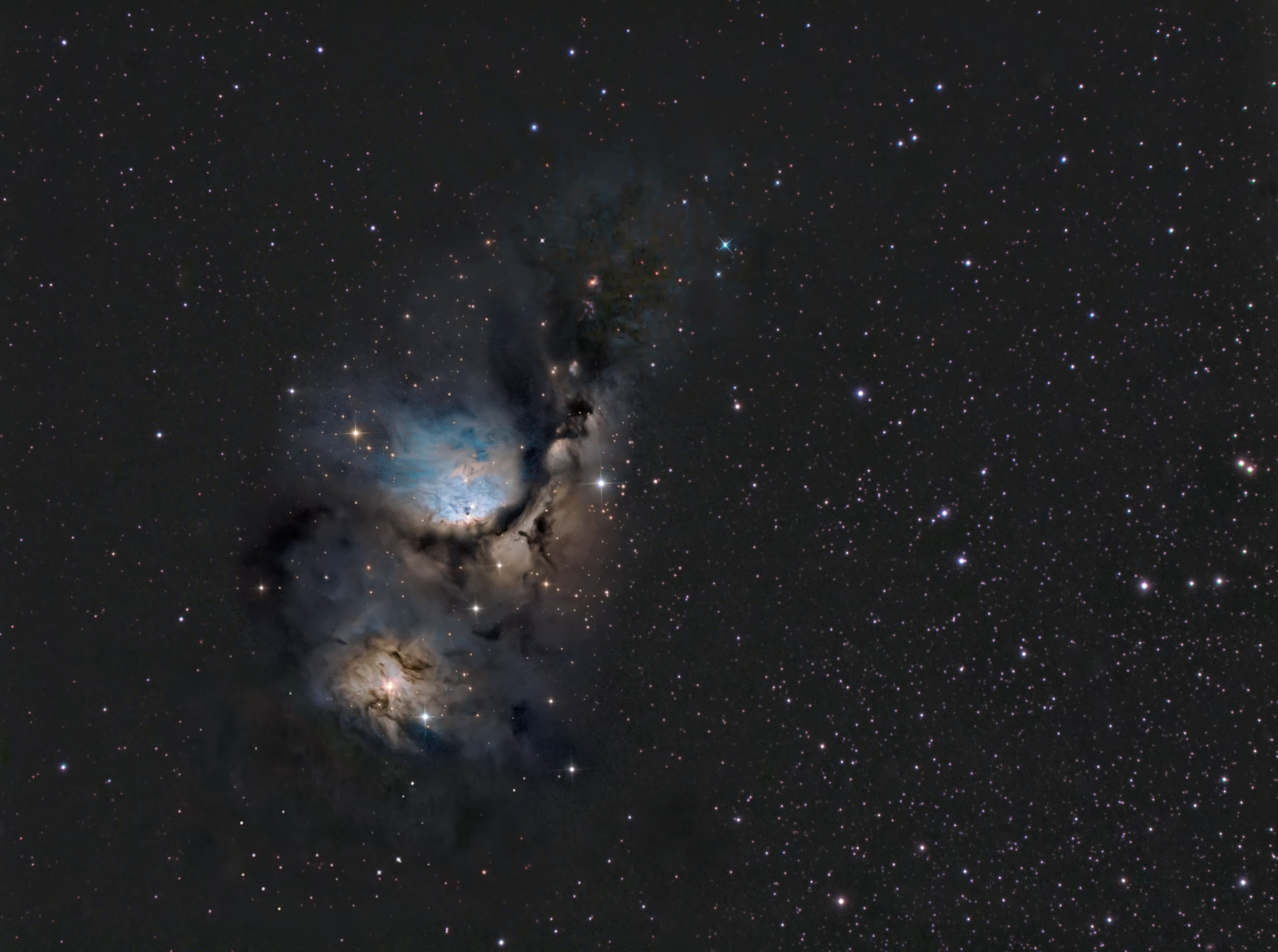 Nebula Stars Starlight Cepheus Texture Hydrogen Diffusion 3240x2413