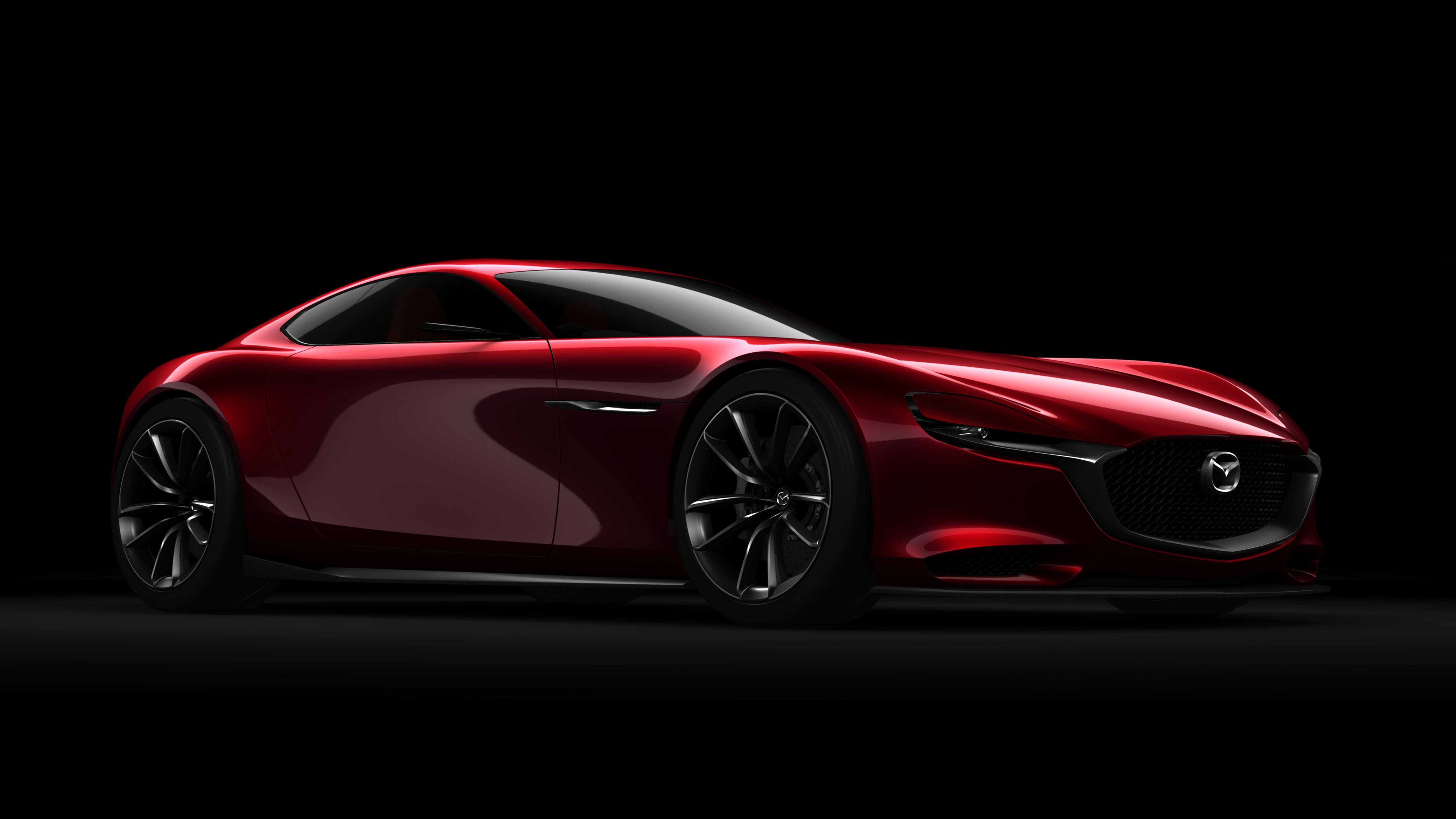Mazda RX Vision Concept Cars Car Vehicle Red Cars 5120x2880