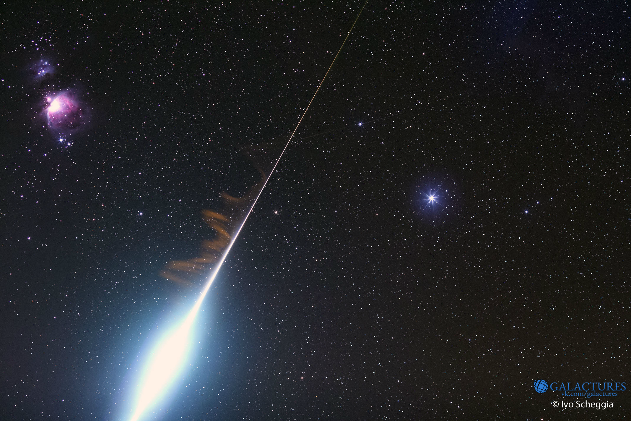 Space Universe Stars Meteorite 2136x1424