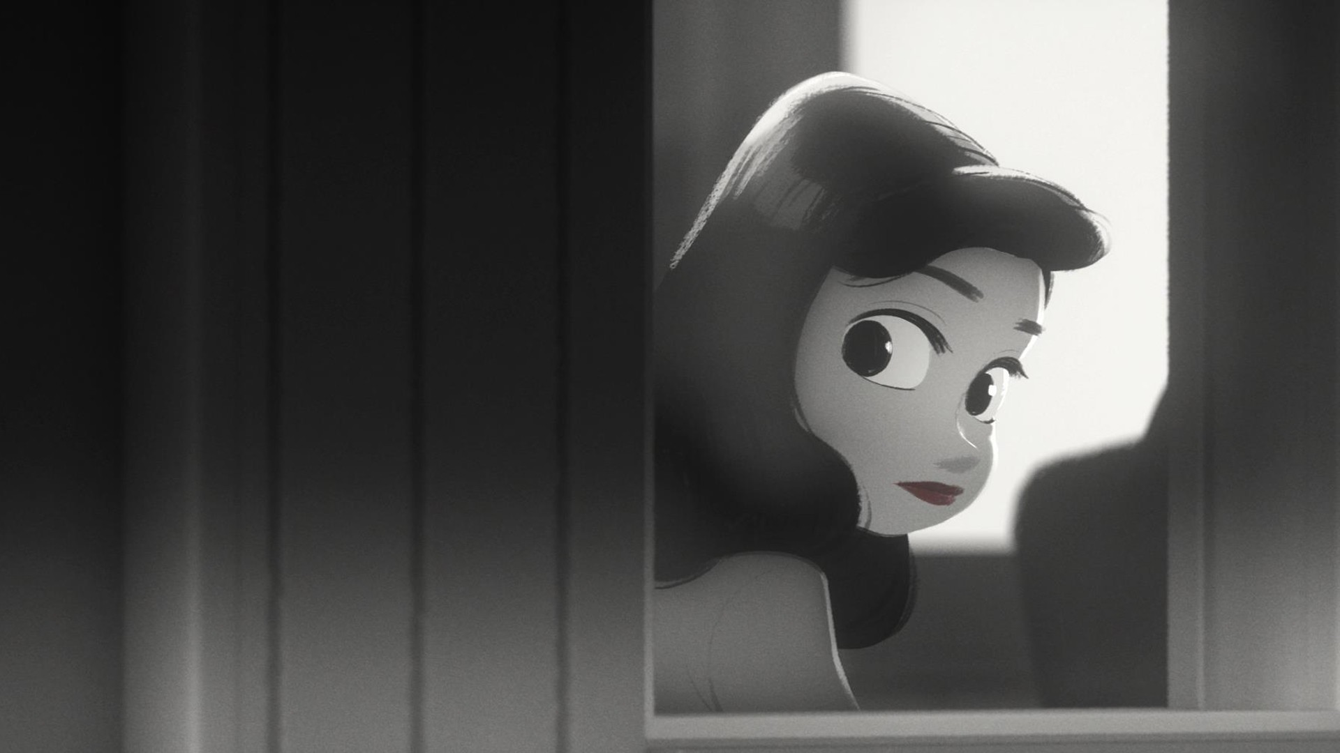 Paperman Red Lipstick Face Selective Coloring Screengrab 1920x1080