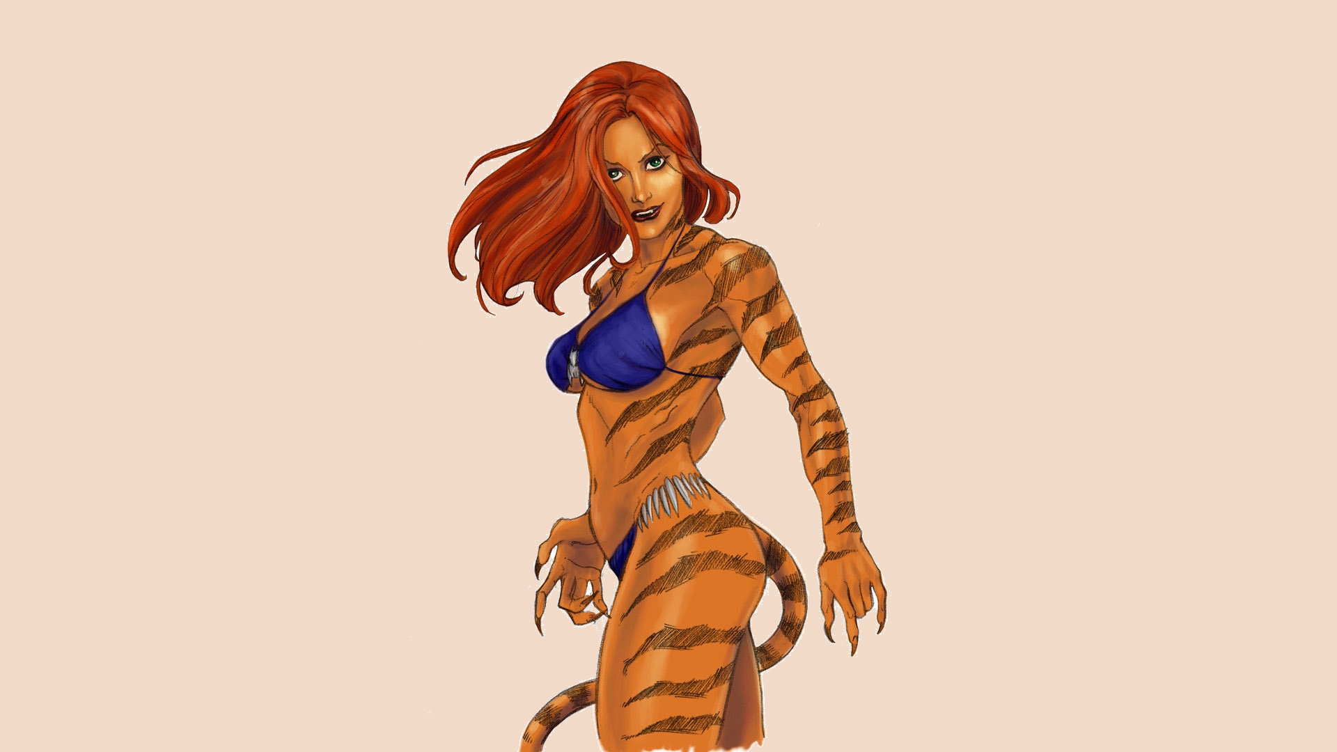 Comics Tigra 1920x1080