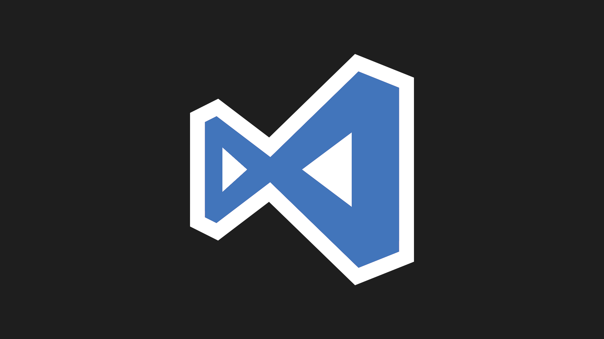 Microsoft Visual Studio Code Web Development Logo 1920x1080
