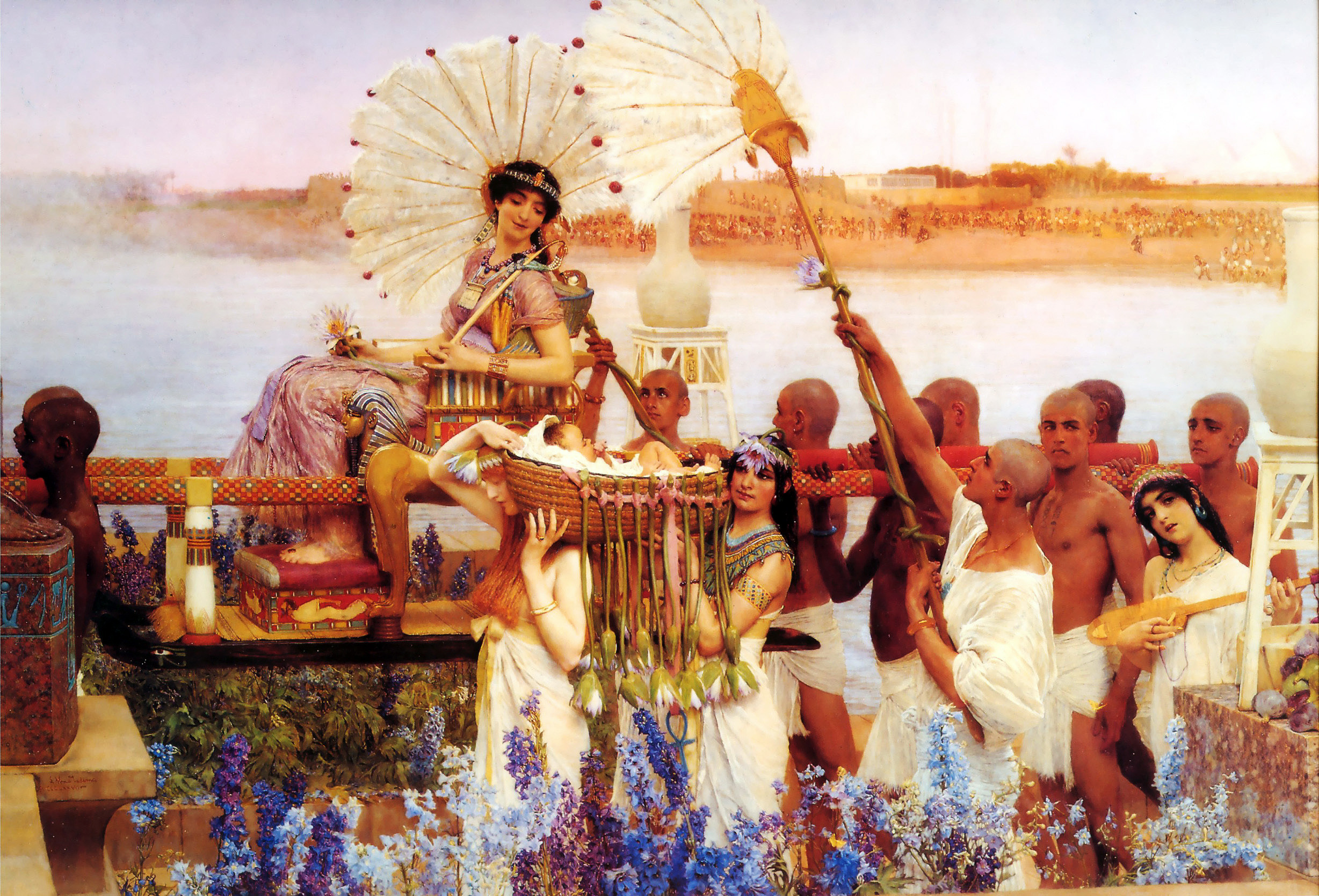 Classic Art Lawrence Alma Tadema Egypt Holy Bible 2456x1669