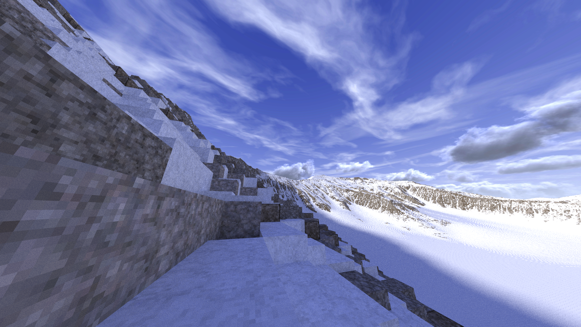 Snow Mount Everest Minecraft PC Gaming Nature Tibet 1920x1080