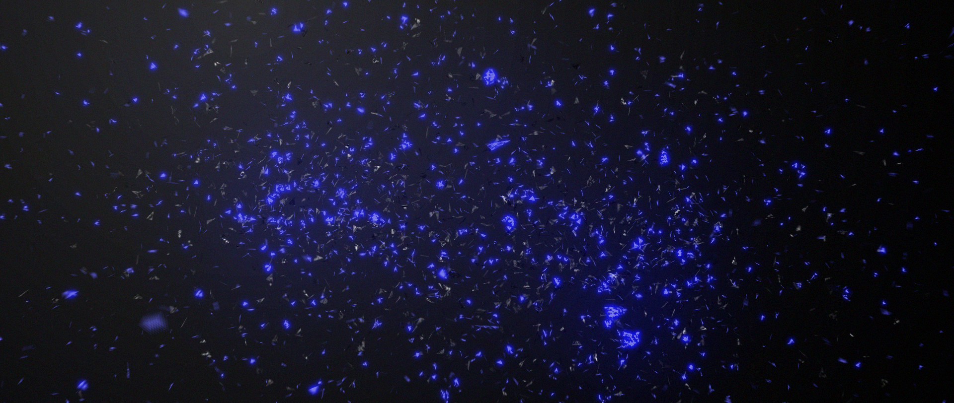 Neon Plexus Colorful Blue Particle Glowing 1920x812
