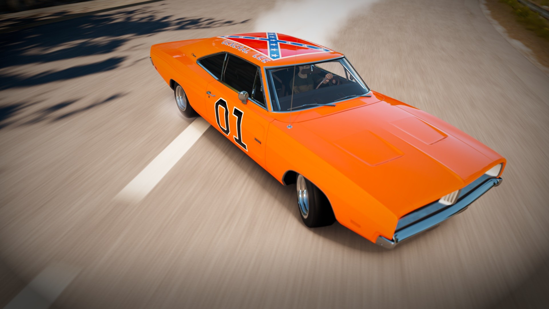 Forza Horizon 2 Forza Horizon Forza Motorsport Charger RT General Lee Drift Orange Cars 1920x1080