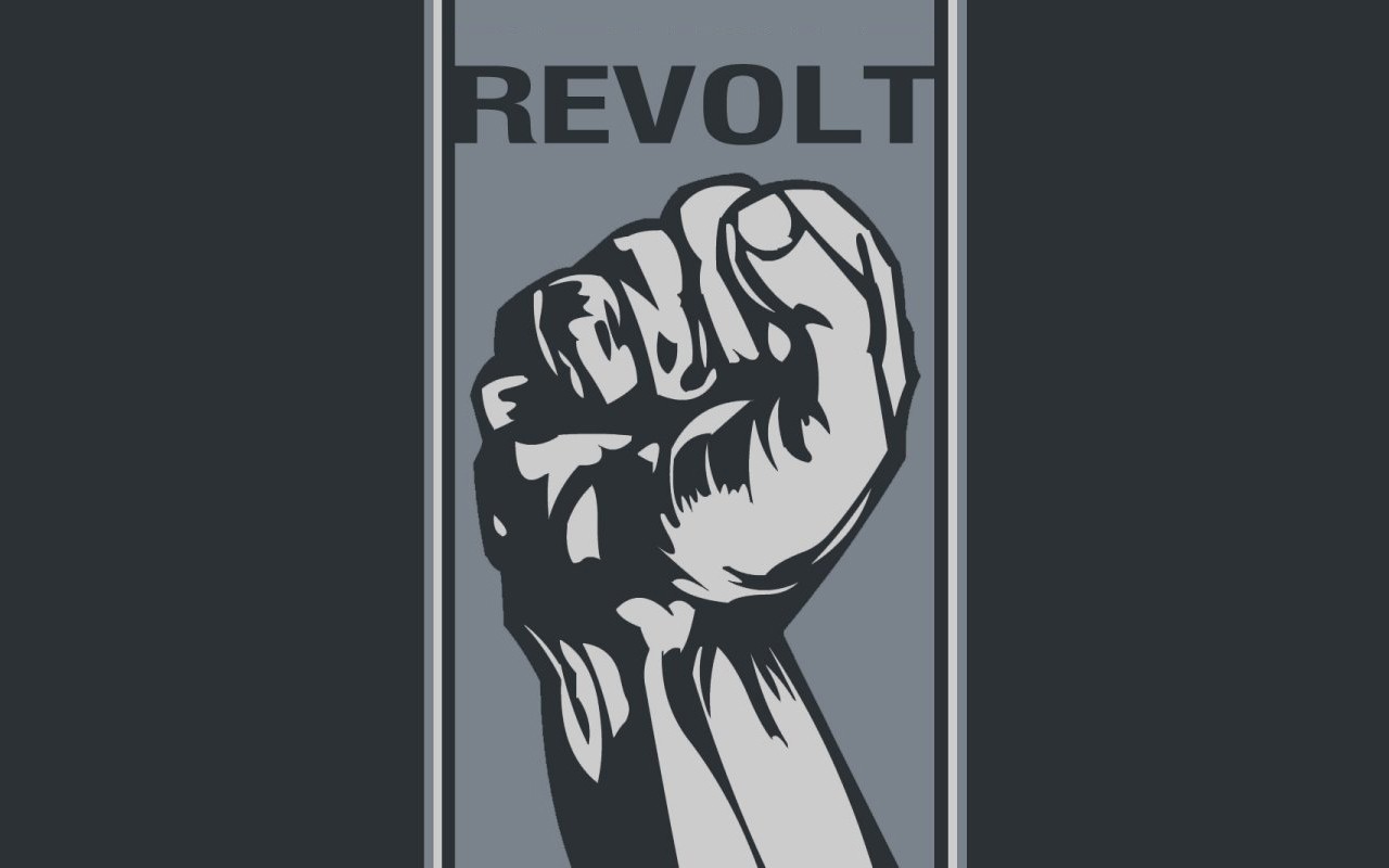 Artwork Fists Simple Background Gray Revolution Communism Politics 1280x800