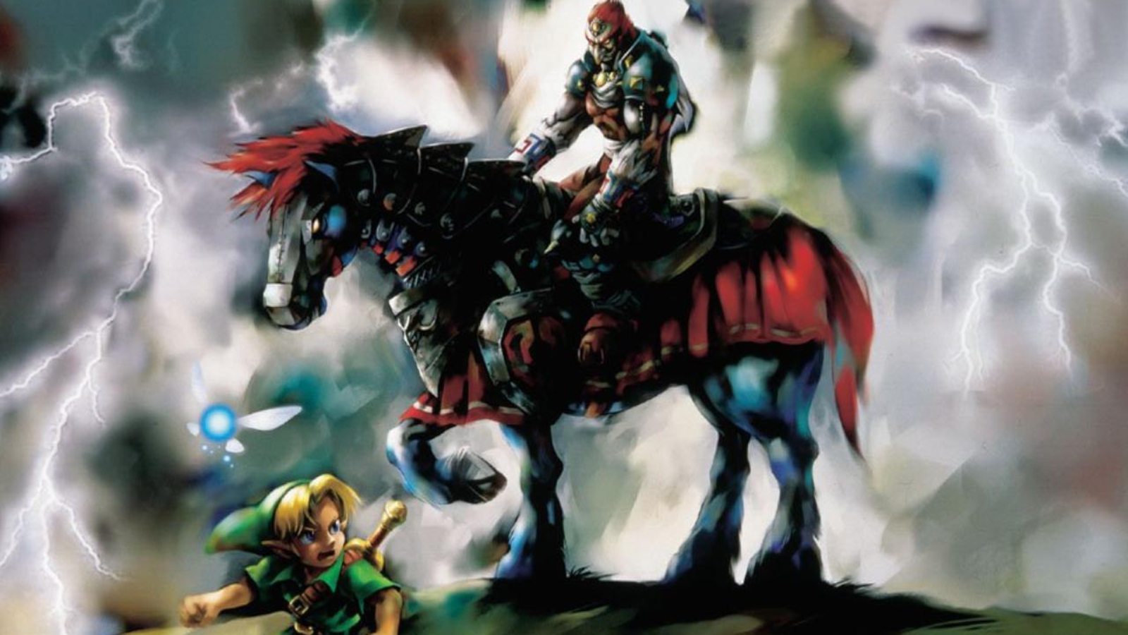 Ganondorf Link Navi The Legend Of Zelda The Legend Of Zelda Ocarina Of Time Horse 1600x900
