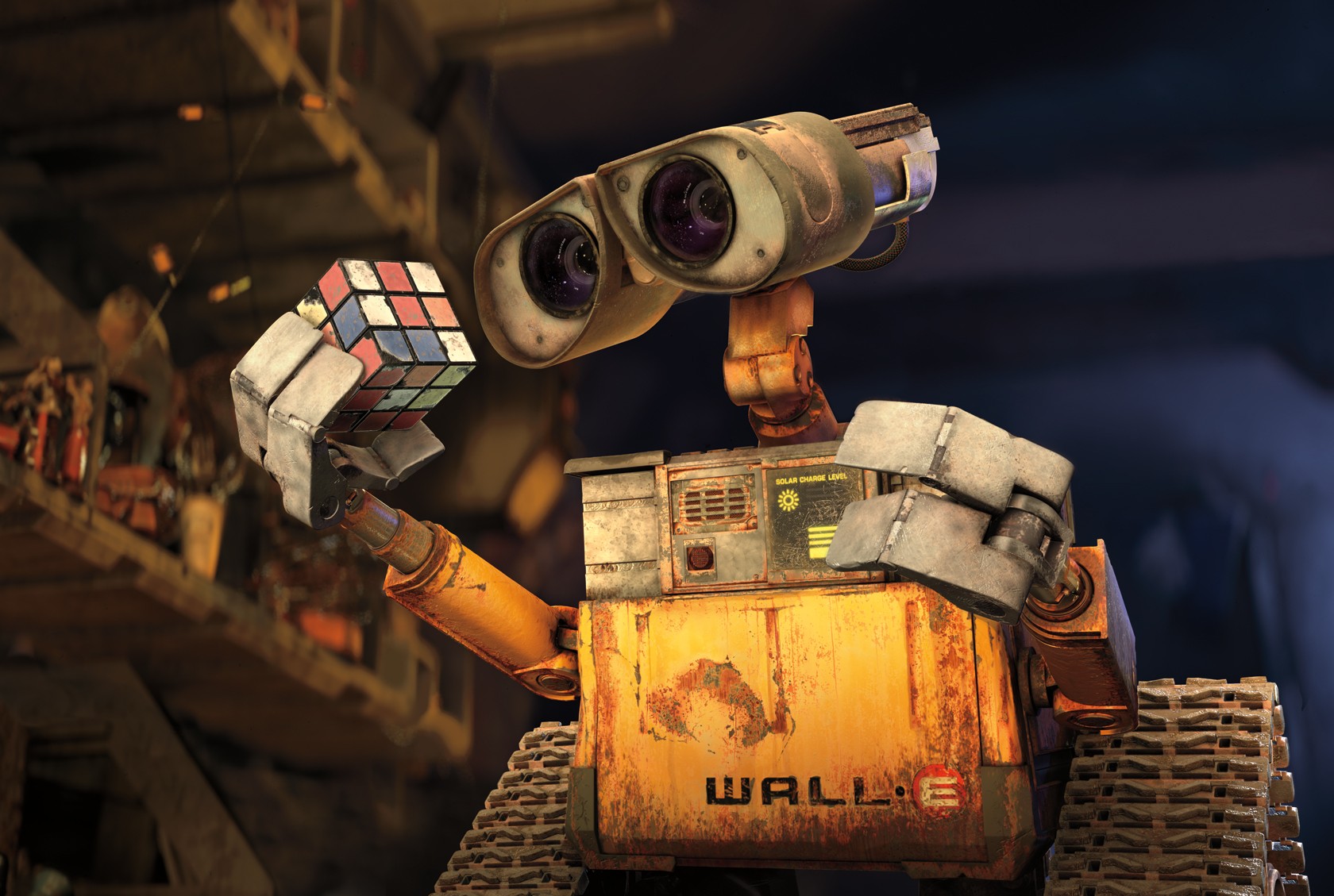 Pixar Animation Studios Disney Pixar WALL E Rubiks Cube 1680x1129