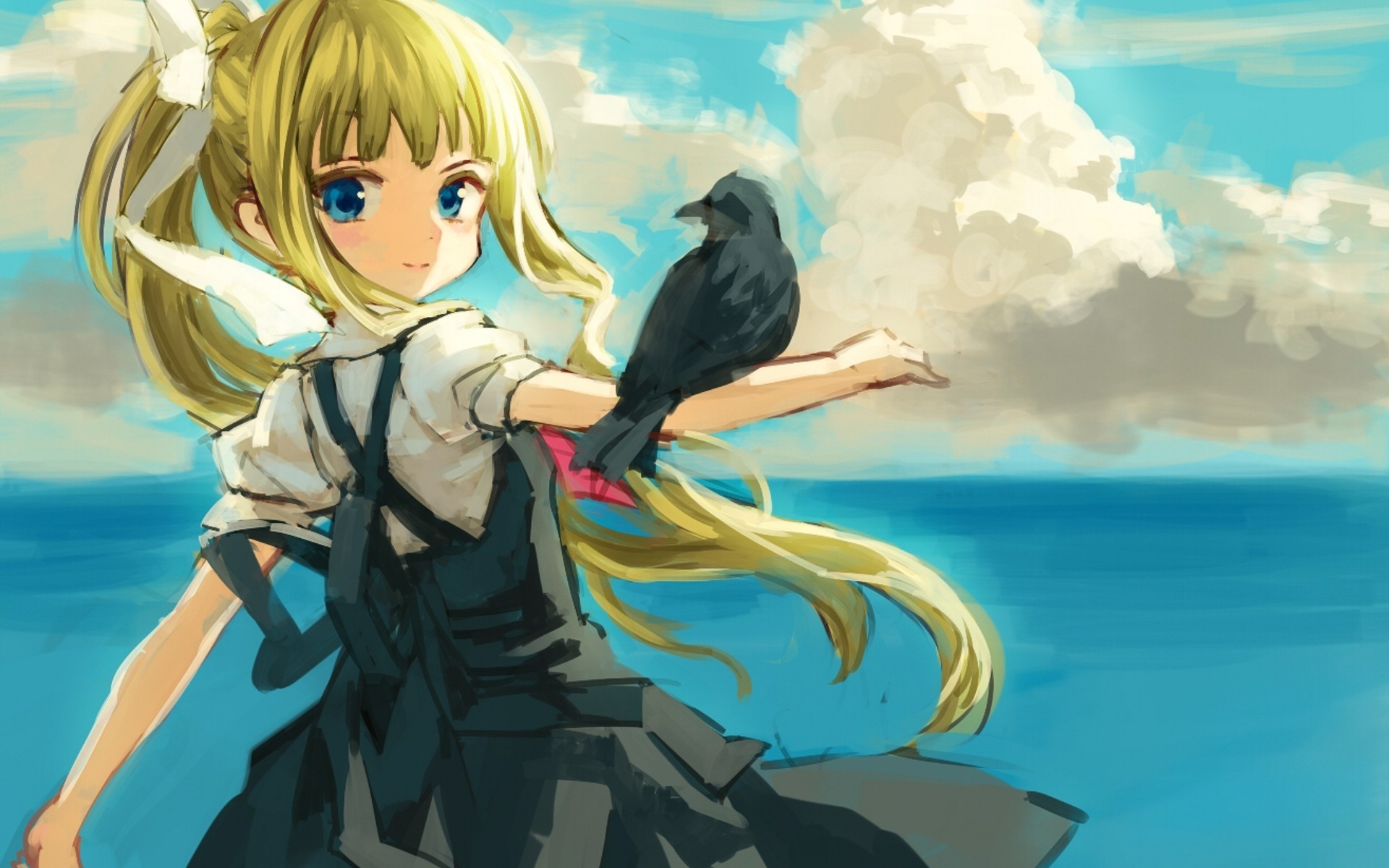 Kamio Misuzu Air Kamio Misuzu Anime Girls Air Anime 1920x1200