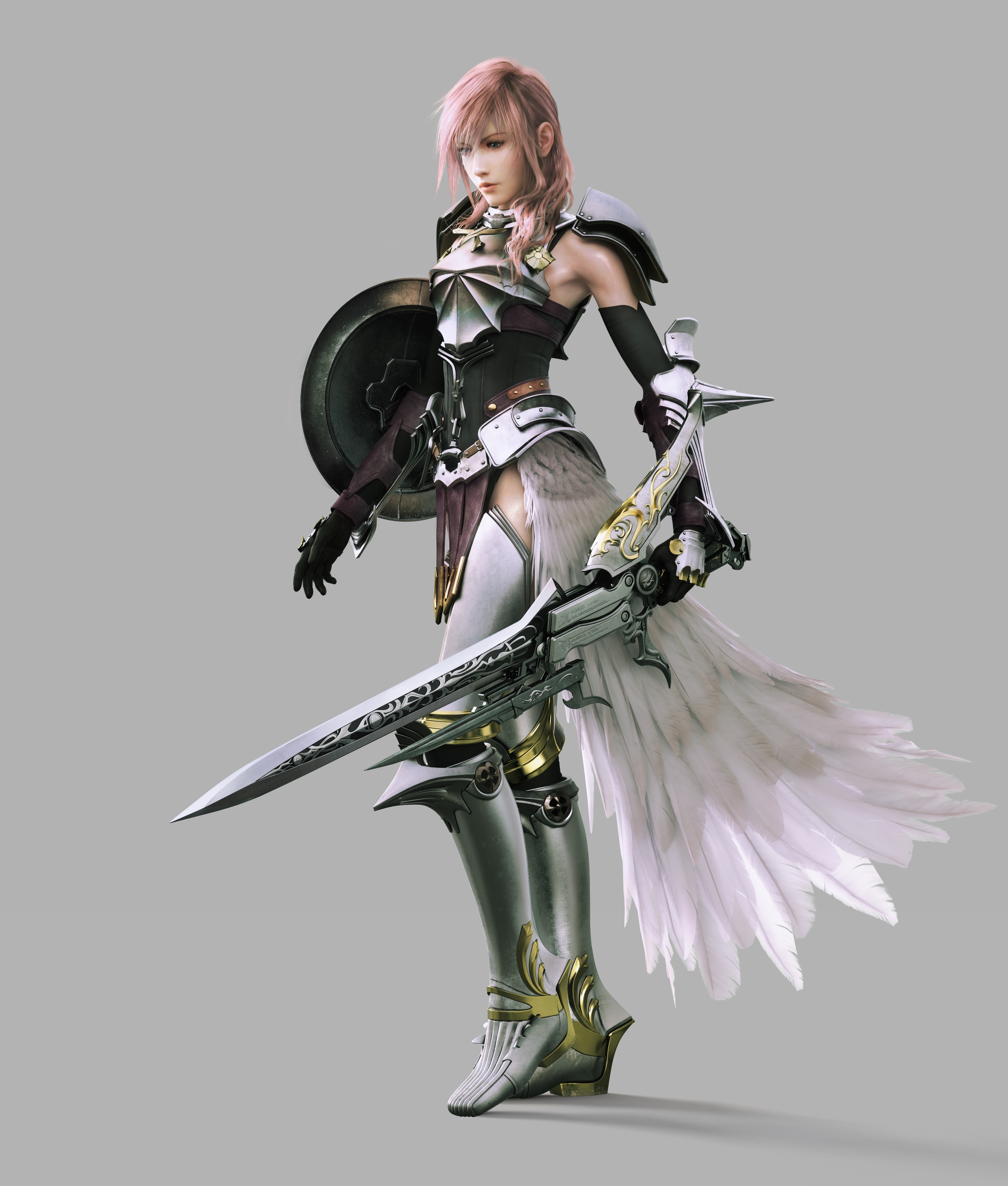 Final Fantasy Xiii Claire Farron Video Games Sword Lightning Xiii 3400x4000