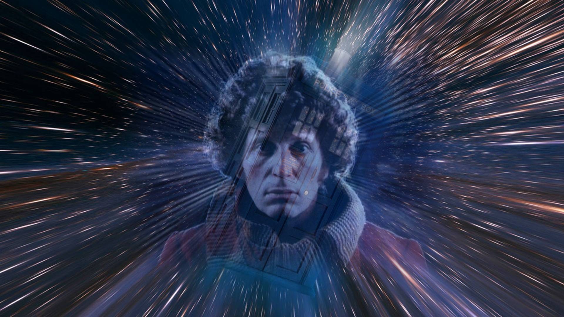 Doctor Who The Doctor TARDiS Tom Baker Space 1920x1080