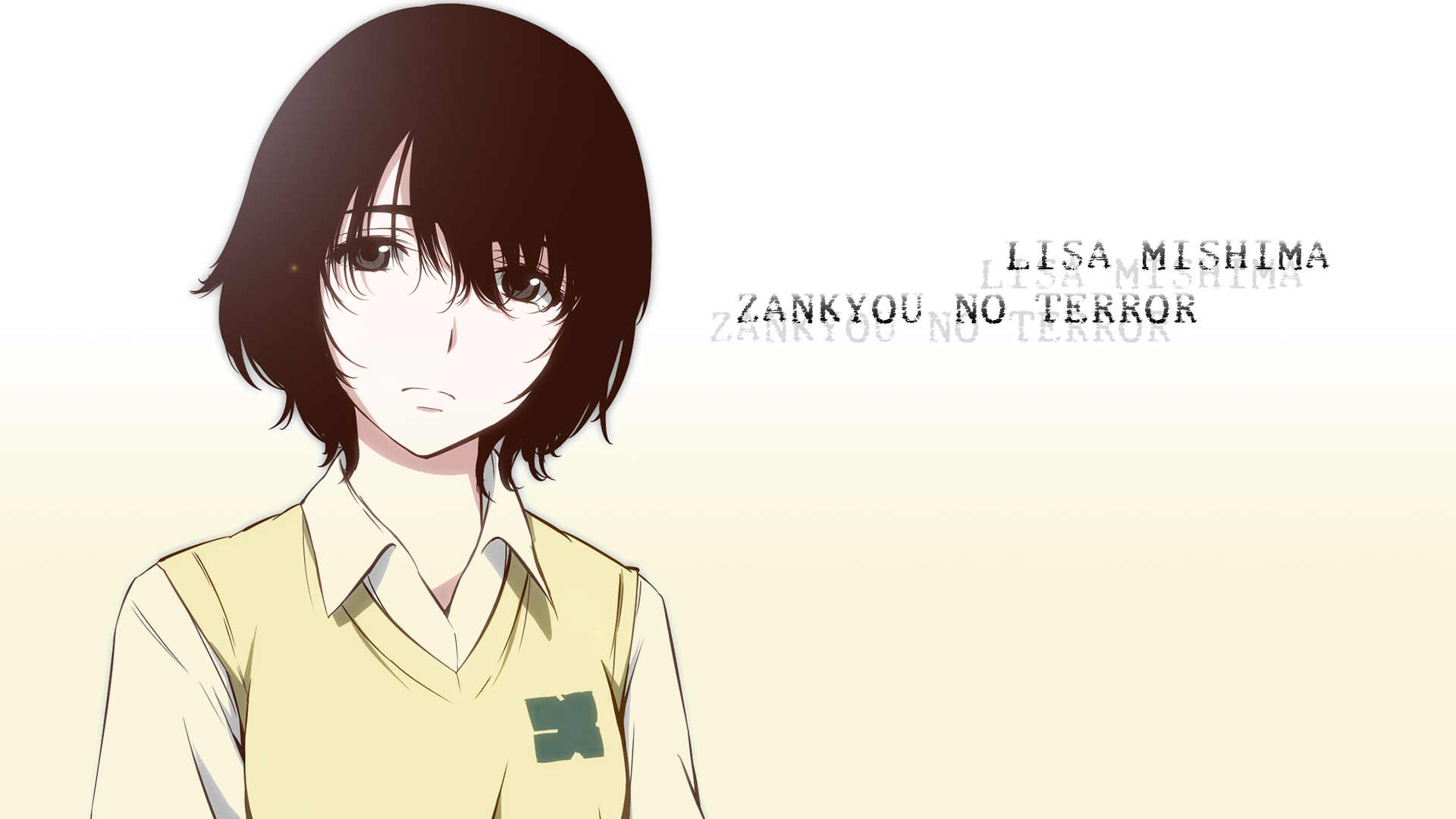 Zankyou No Terror Anime Girls Mishima Lisa 1920x1080