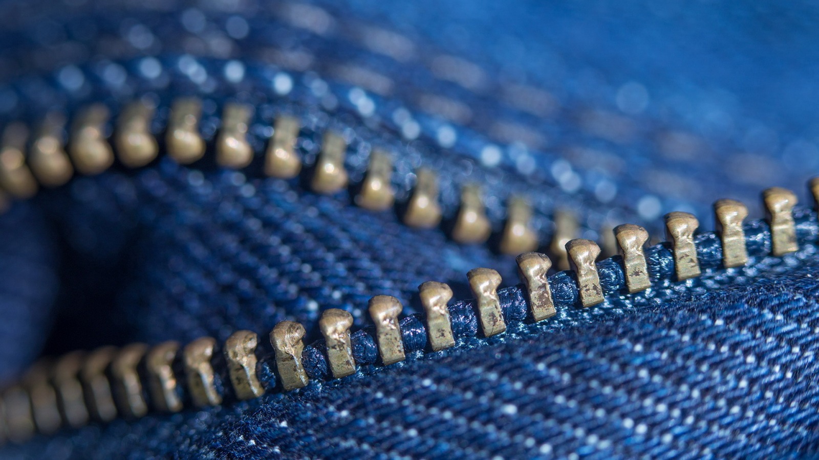 Photography Depth Of Field Macro Zippers Jeans Blue 1600x900