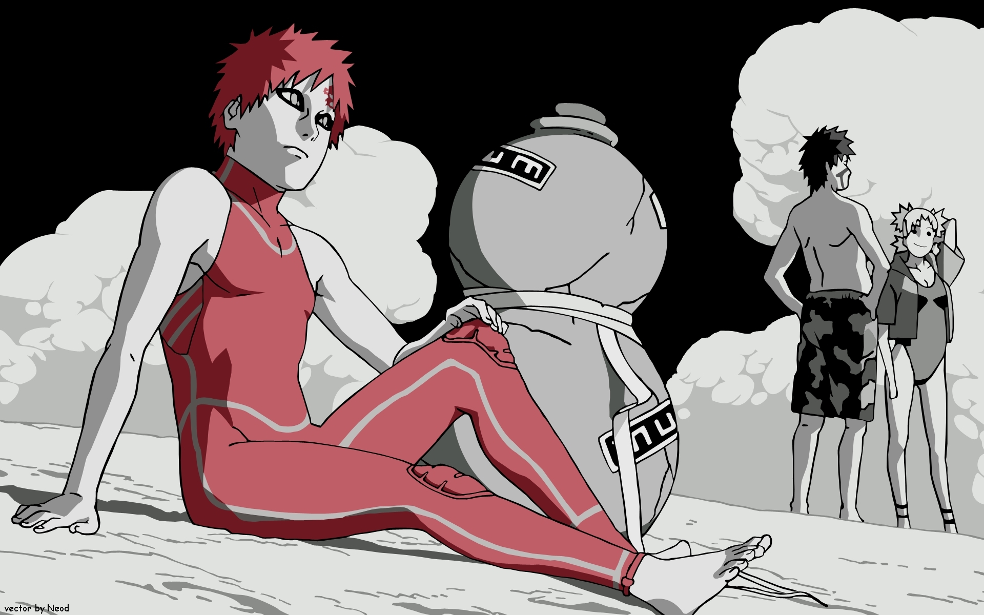 Gaara Naruto Temari Naruto Kankur Naruto 1920x1200