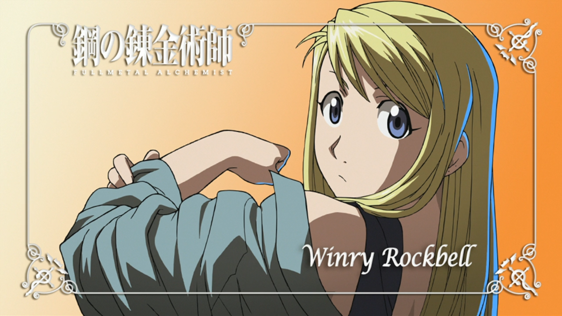 Fullmetal Alchemist Brotherhood Rockbell Winry Anime Girls Blonde 1920x1080