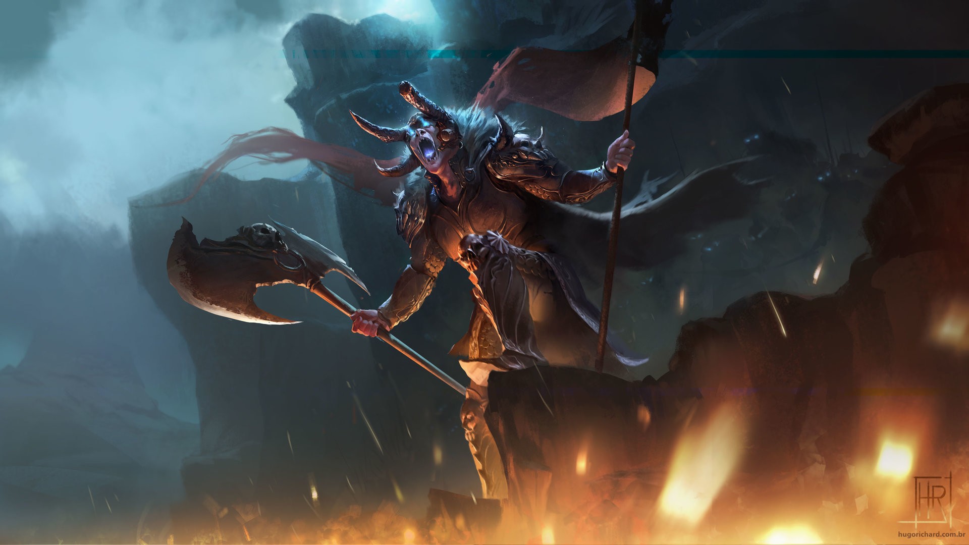 Dota 2 Legion Commander PC Gaming Fantasy Art 1920x1080