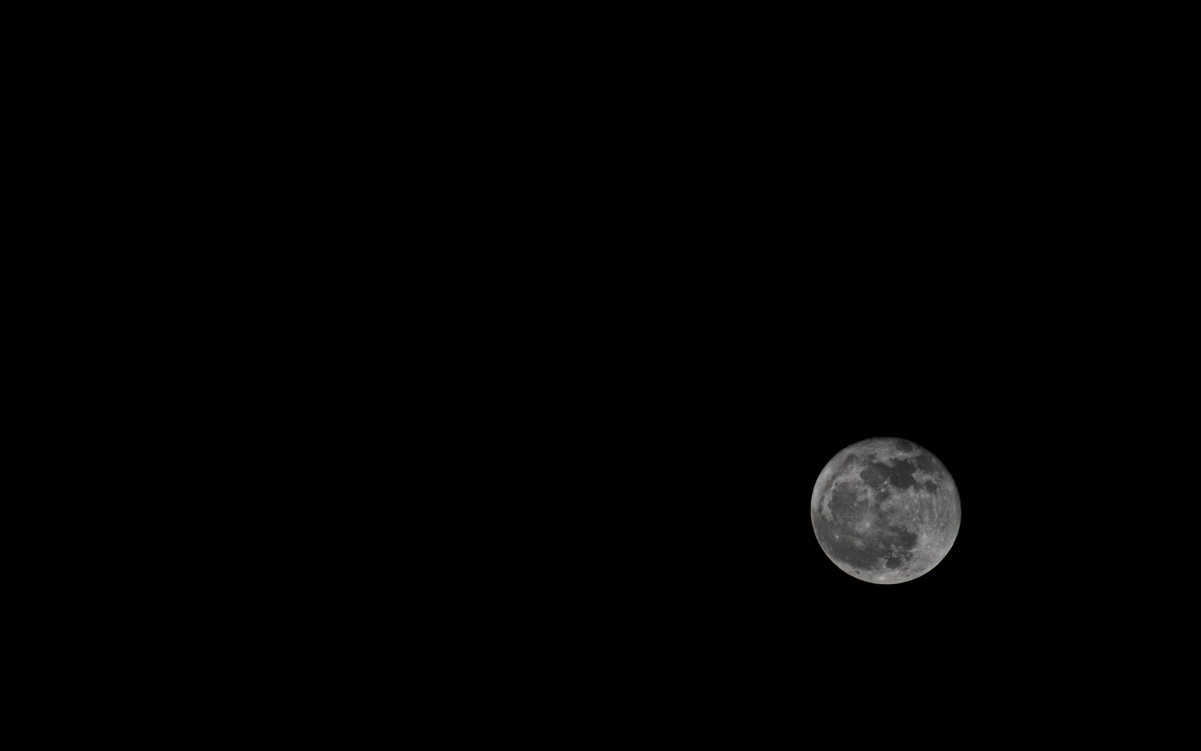 Moon Night Sky 3888x2430