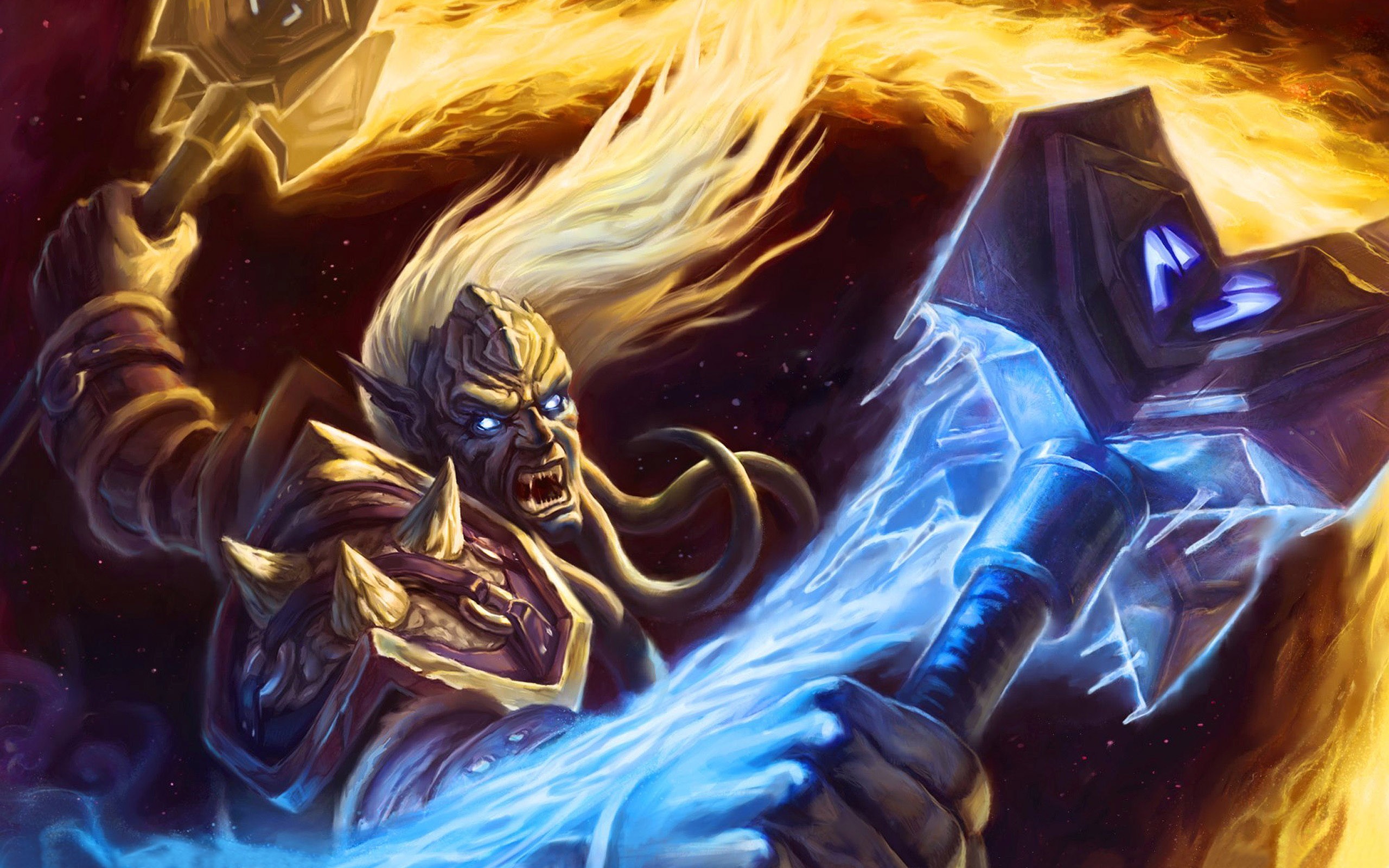 World Of Warcraft Draenei PC Gaming Fantasy Art 2560x1600