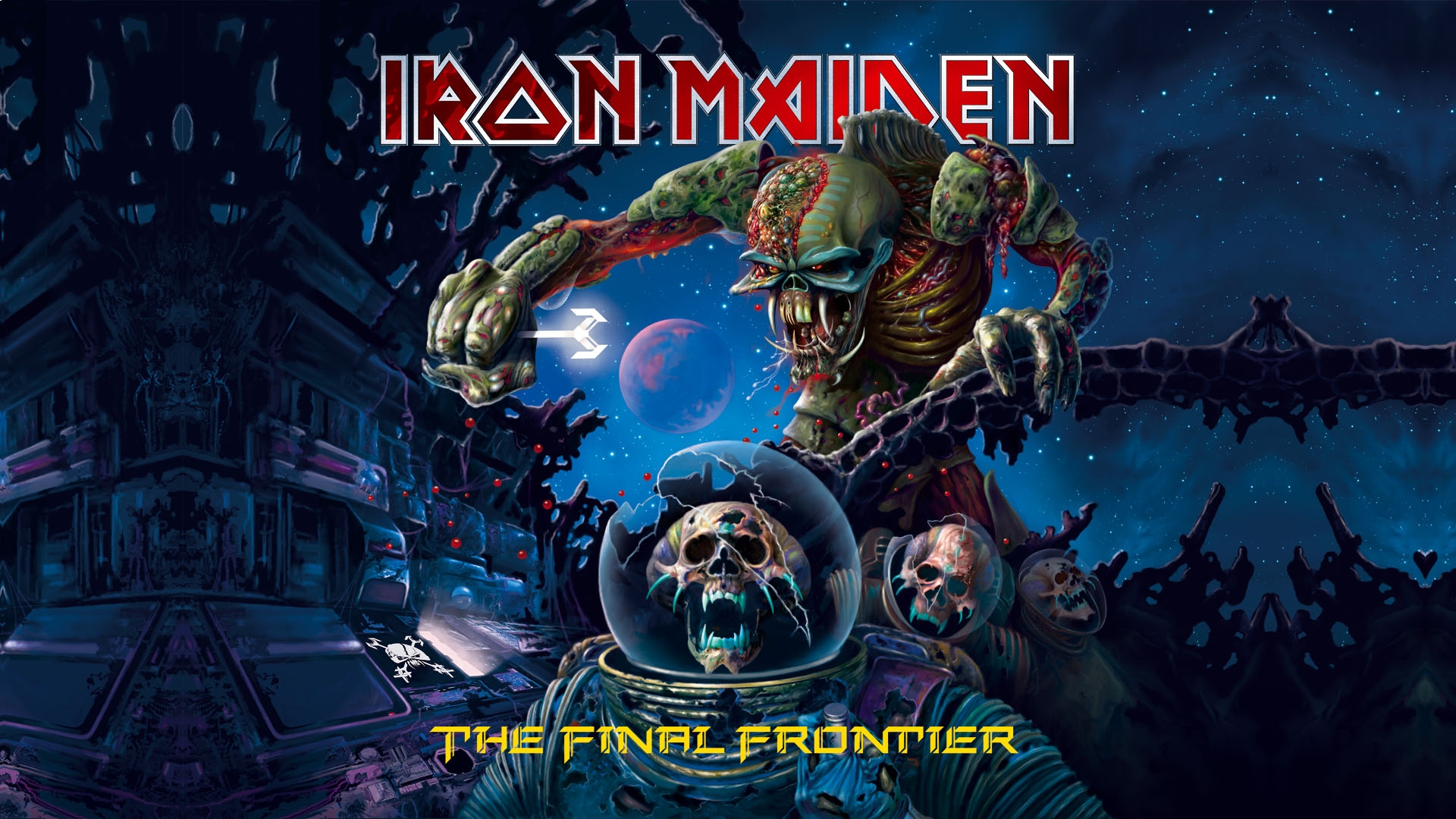 Iron Maiden Iron Maiden Artwork Music Heavy Metal Traditional Heavy Metal Cover Art Album Covers 1920x1080