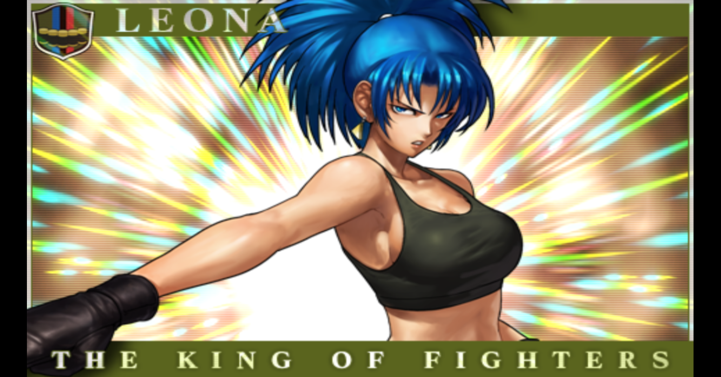 King Of Fighters SNK Leona Heidern Blue Hair Blue Eyes 1475x772