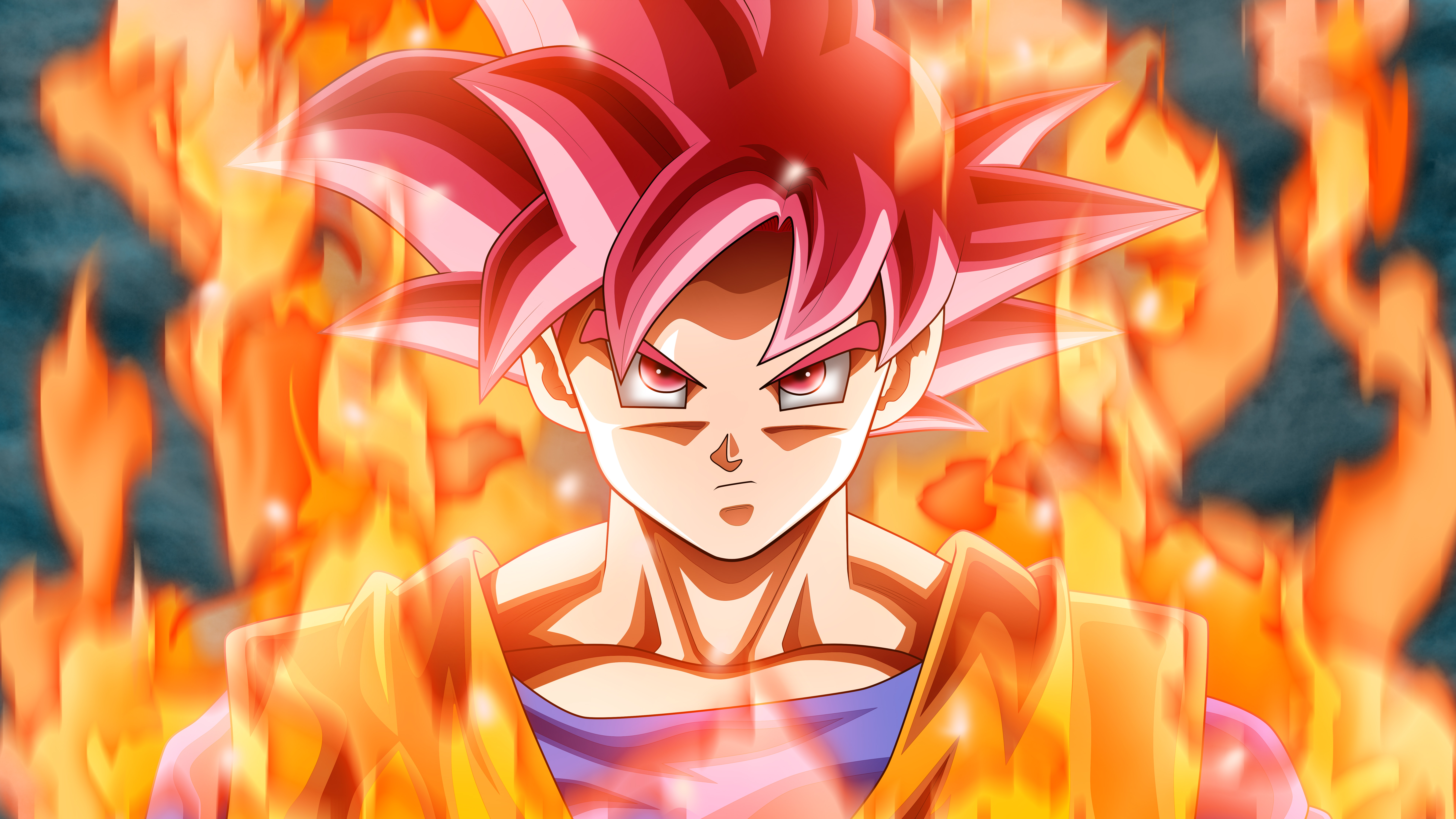 Dragon Ball Super Son Goku Super Saiyan God Rmehedi Dragon Ball 7680x4320