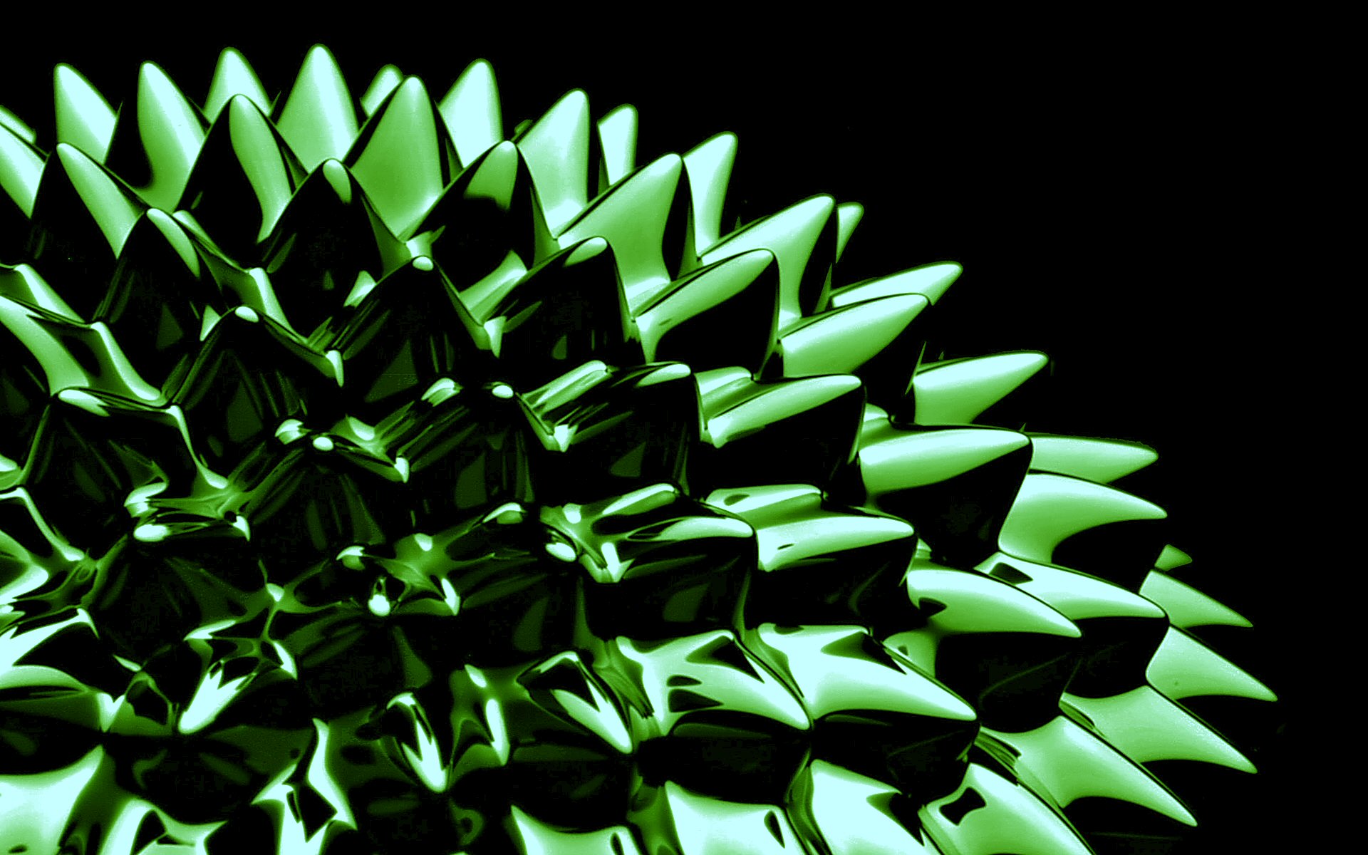 Green Artistic Abstract CGi Digital Art 1920x1200
