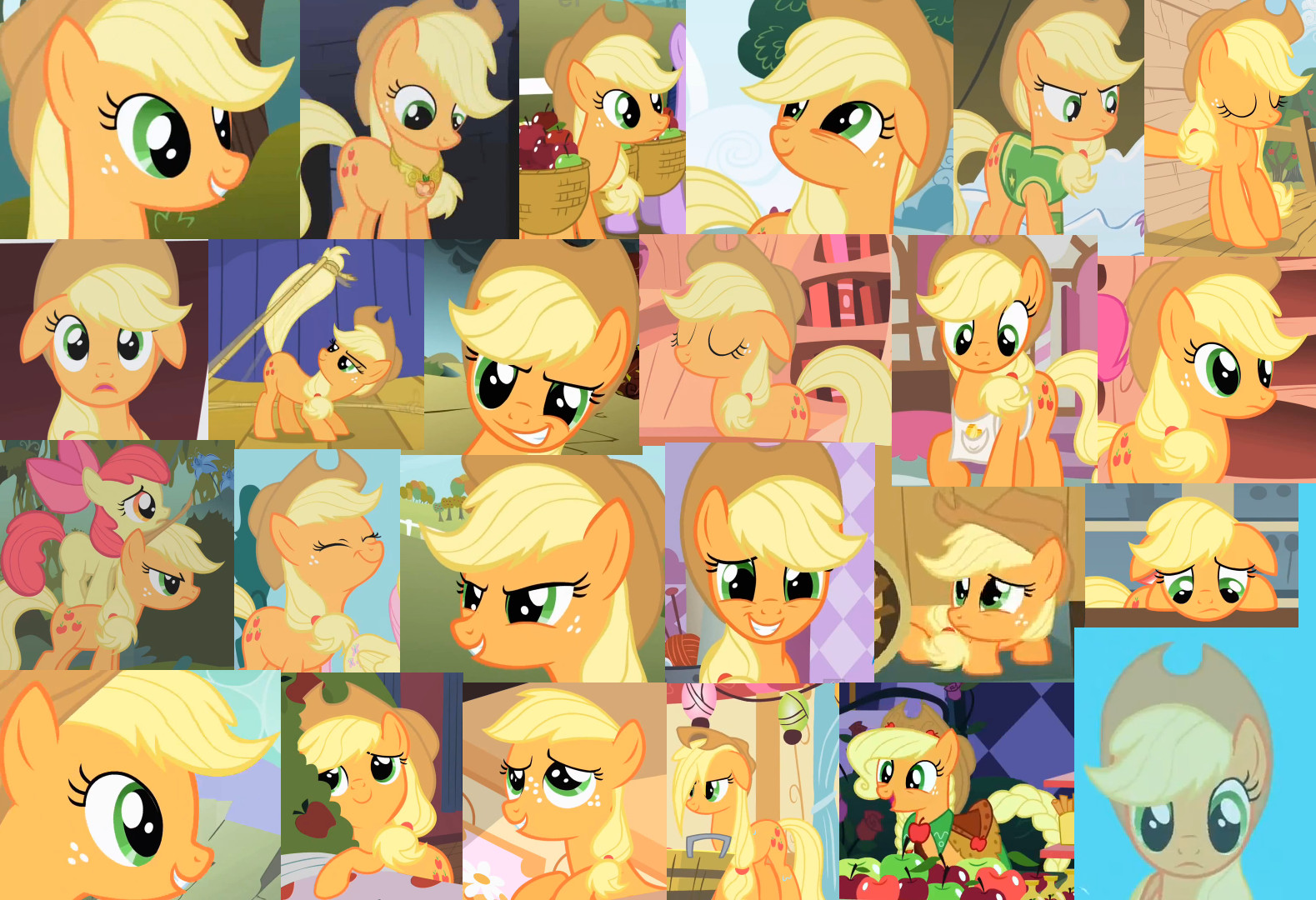 Applejack My Little Pony Apple Bloom 1579x1080