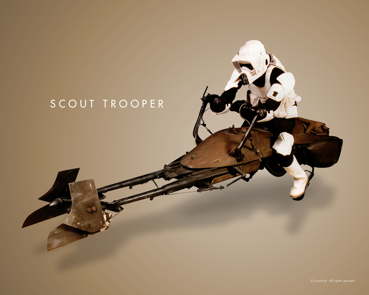 Scout Trooper Speeder Bike 1280x1024