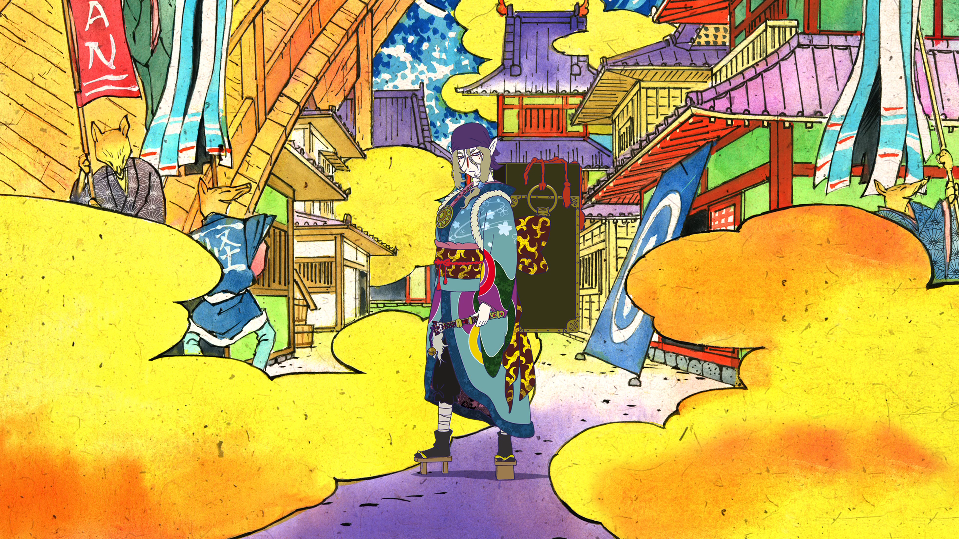 Anime Colorful Mononoke 1920x1080