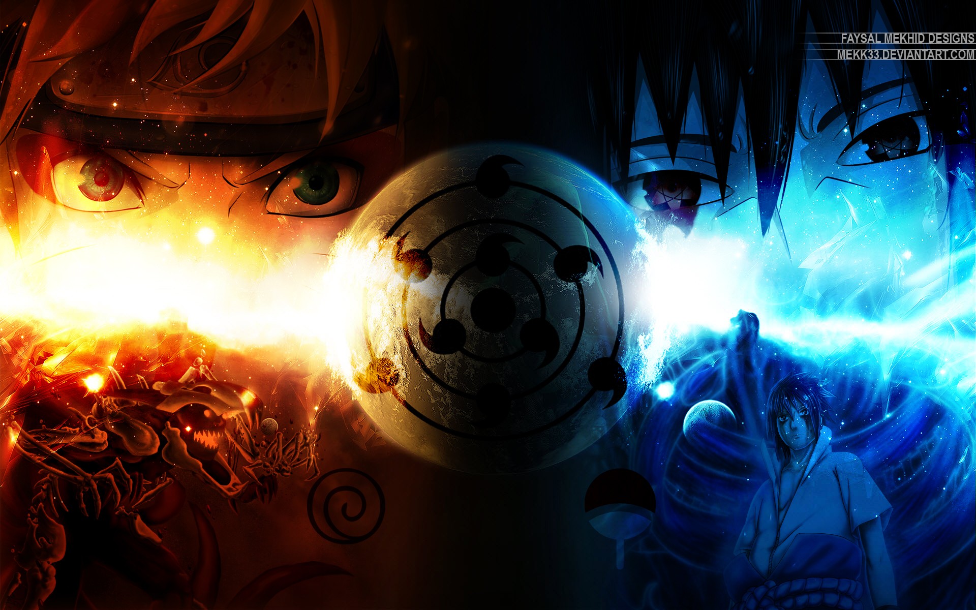 Naruto Shippuuden Anime Naruto Shippuuden Uzumaki Naruto Rinnegan Uchiha Sasuke Kyuubi 1920x1200