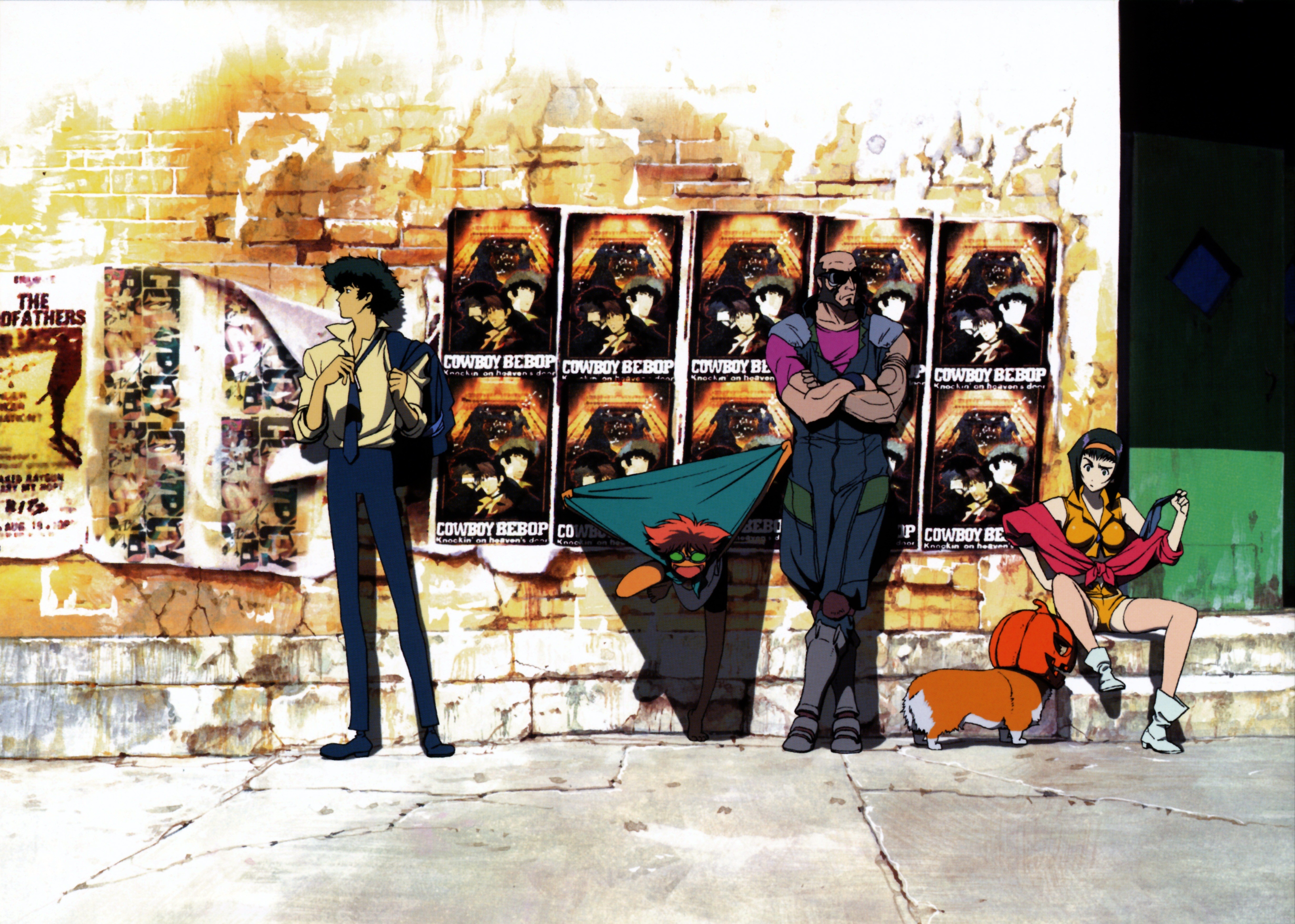 Cowboy Bebop Anime Anime Boys Anime Girls Spike Spiegel Faye Valentine Jet Black 4924x3512